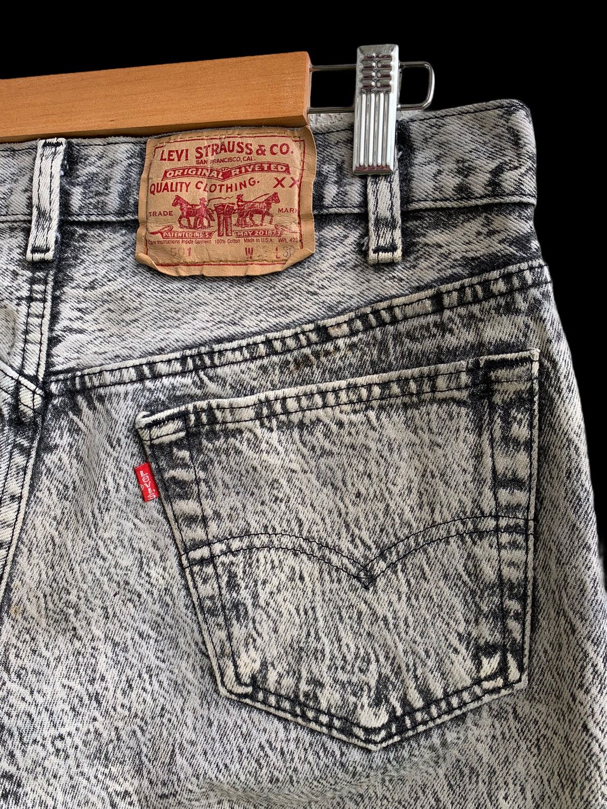 Levi's × Levi's Vintage Clothing × Vintage Vintage 90s Levis 501 StoneWash Denim Pants Size US 32 / EU 48 - 7 Thumbnail