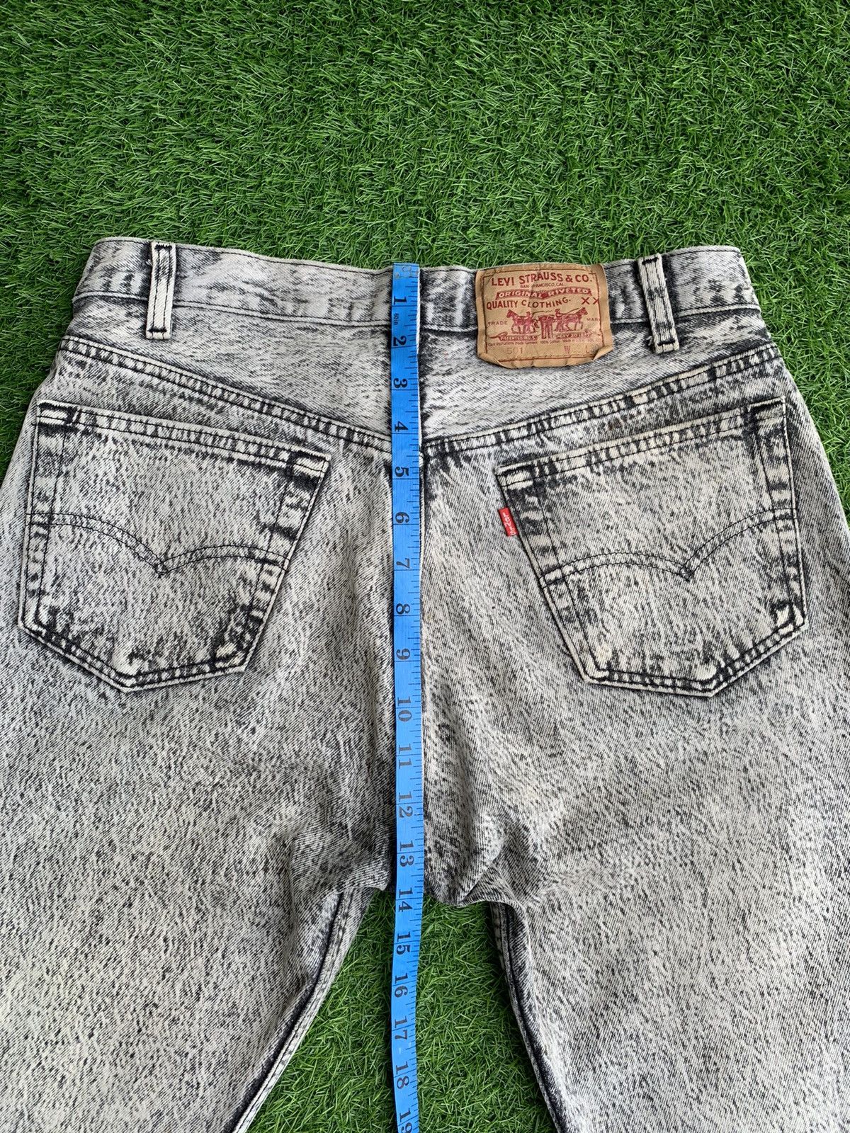 Levi's × Levi's Vintage Clothing × Vintage Vintage 90s Levis 501 StoneWash Denim Pants Size US 32 / EU 48 - 15 Thumbnail