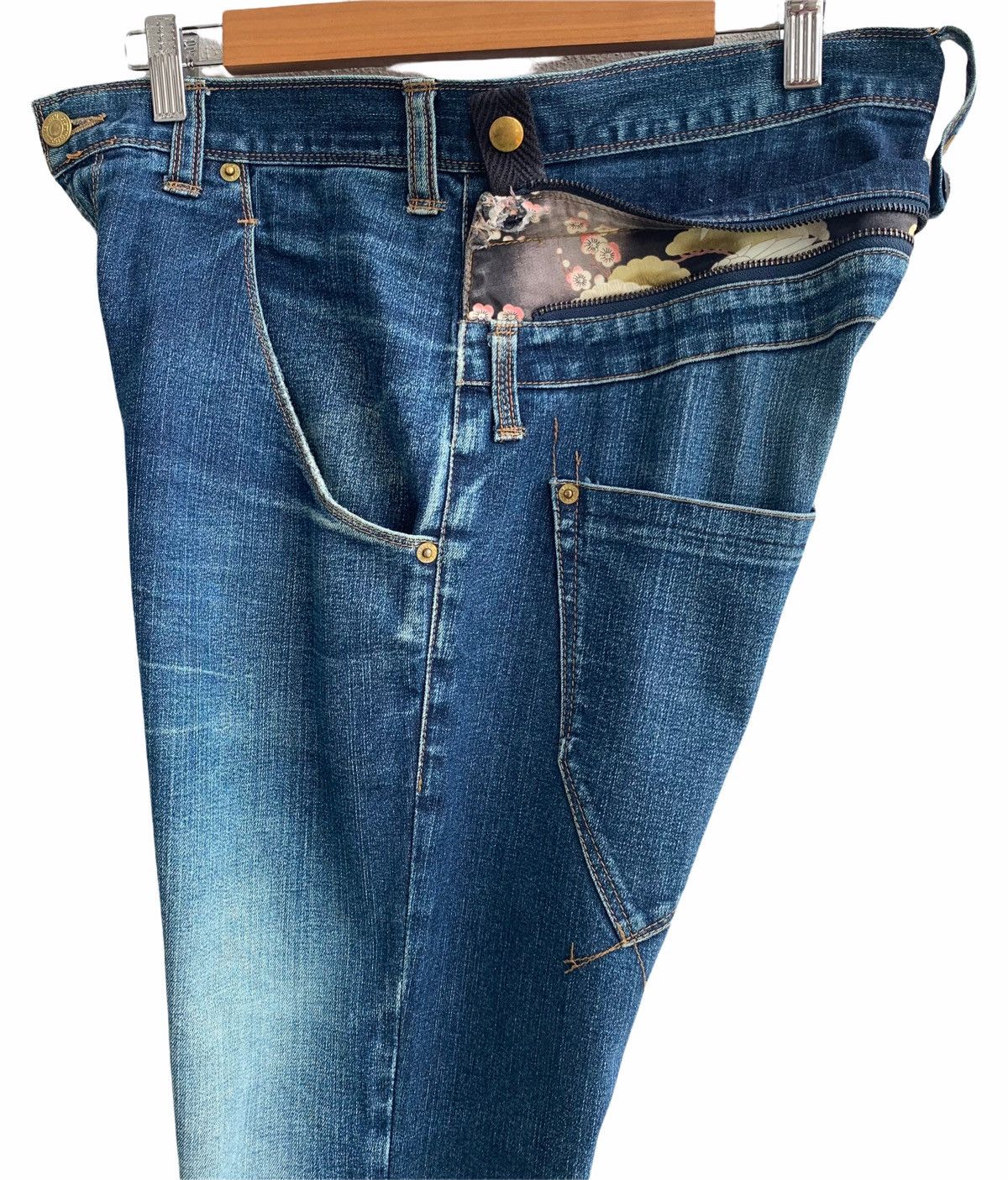 Japanese Brand × PPFM JapaneseBrand PPFM Zipper HIP Denim Size US 32 / EU 48 - 9 Thumbnail