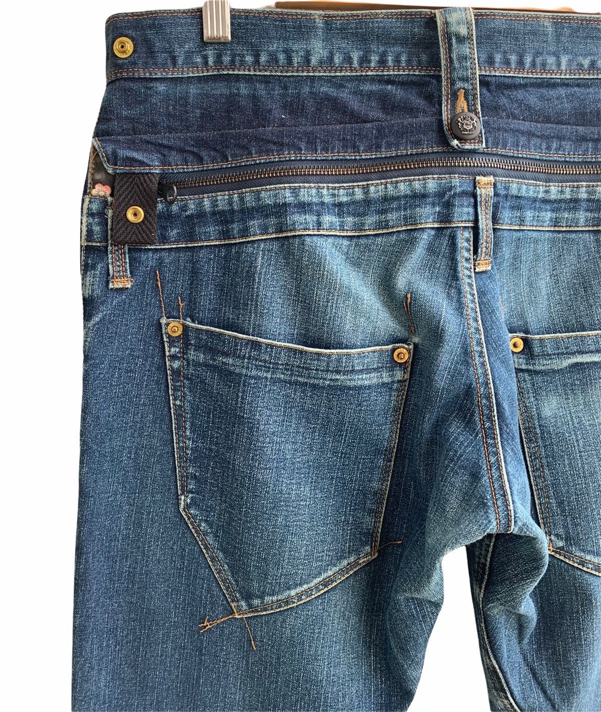 Japanese Brand × PPFM JapaneseBrand PPFM Zipper HIP Denim Size US 32 / EU 48 - 11 Thumbnail