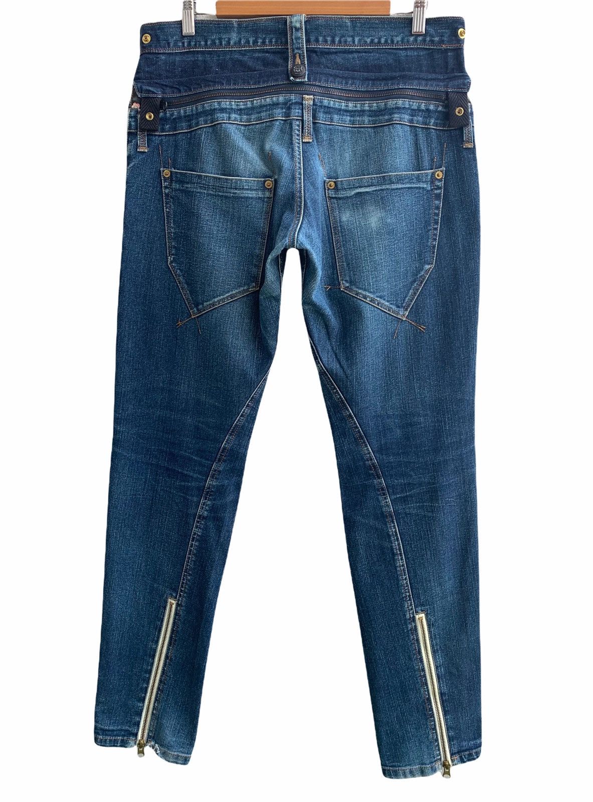 Japanese Brand × PPFM JapaneseBrand PPFM Zipper HIP Denim Size US 32 / EU 48 - 1 Thumbnail