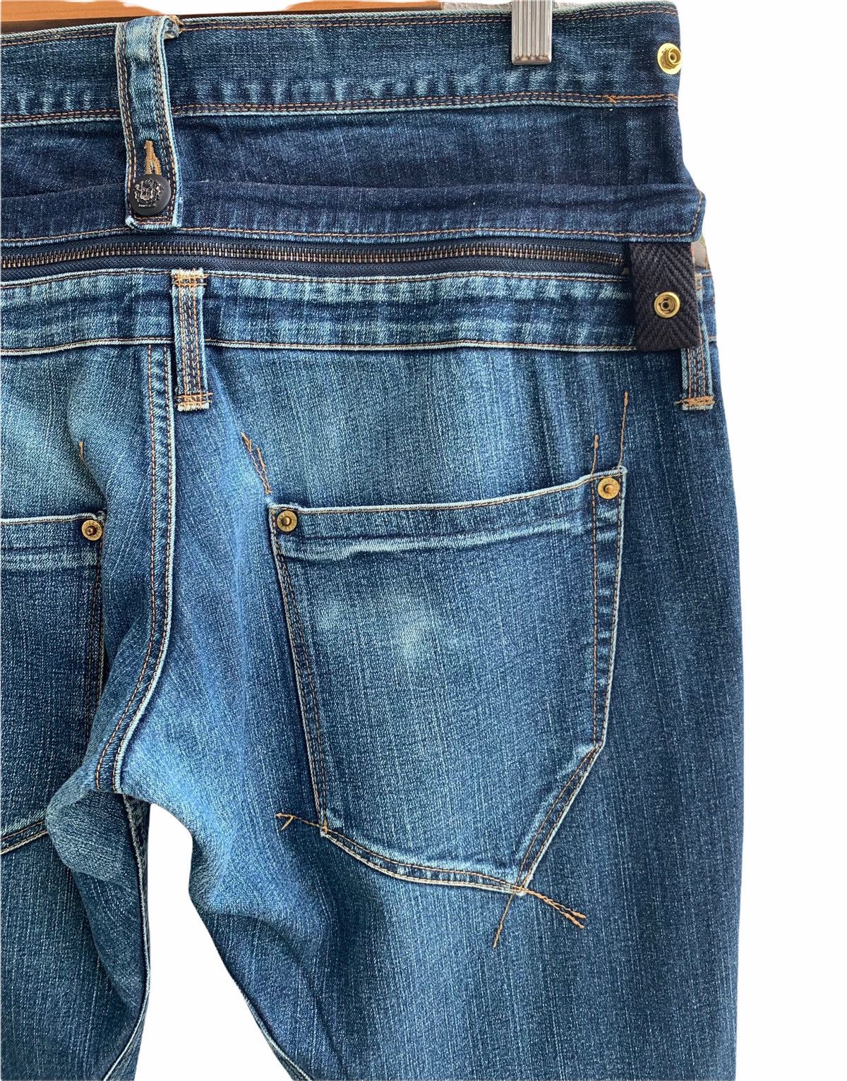 Japanese Brand × PPFM JapaneseBrand PPFM Zipper HIP Denim Size US 32 / EU 48 - 10 Thumbnail