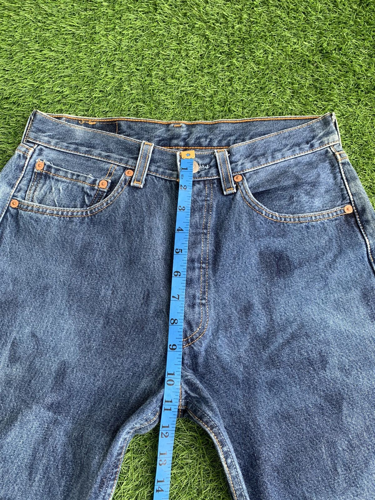 Levi's × Levi's Vintage Clothing × Vintage Vintage 80s Levis Bleach Blue Jeans Size US 30 / EU 46 - 8 Thumbnail