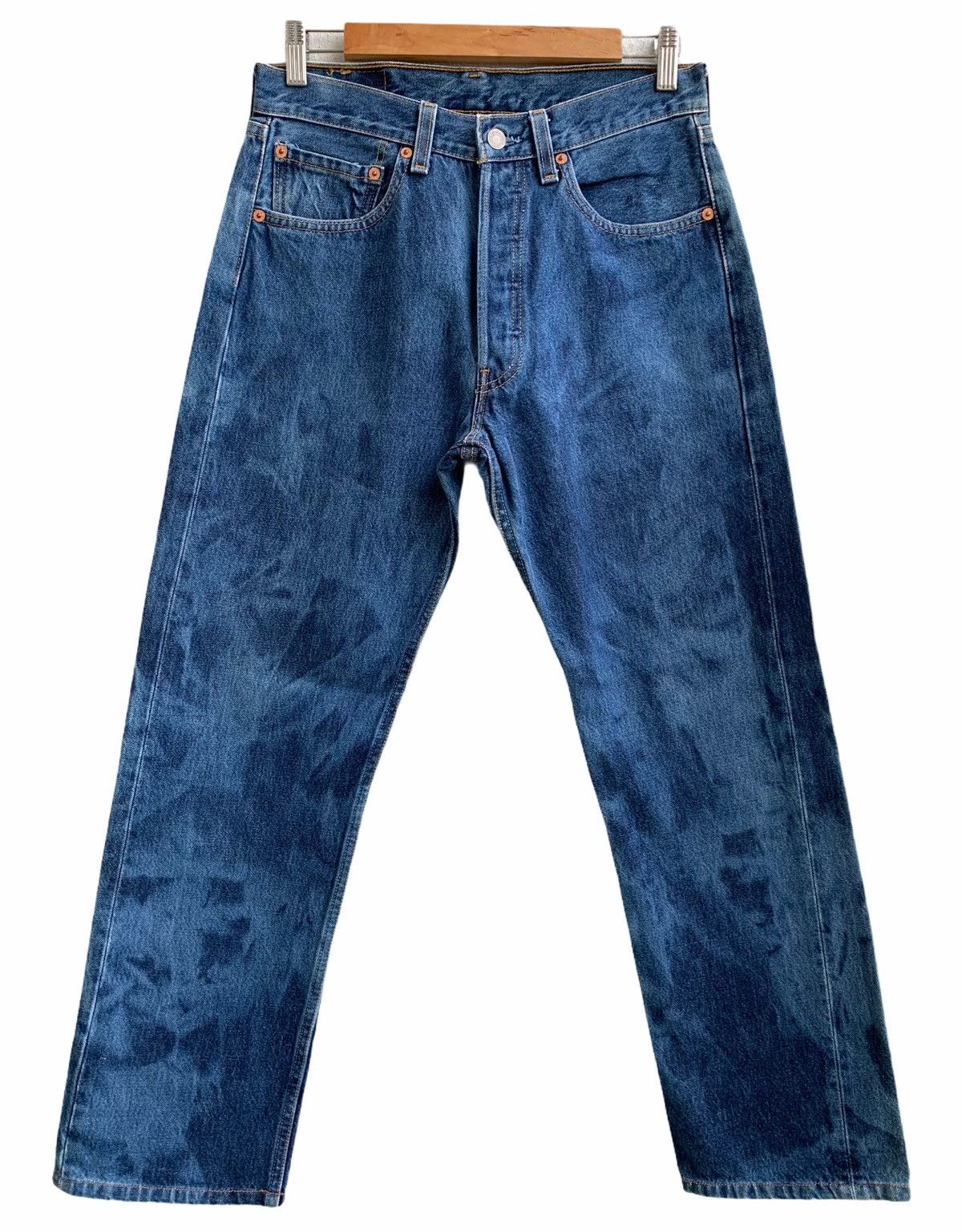 Levi's × Levi's Vintage Clothing × Vintage Vintage 80s Levis Bleach Blue Jeans Size US 30 / EU 46 - 1 Thumbnail
