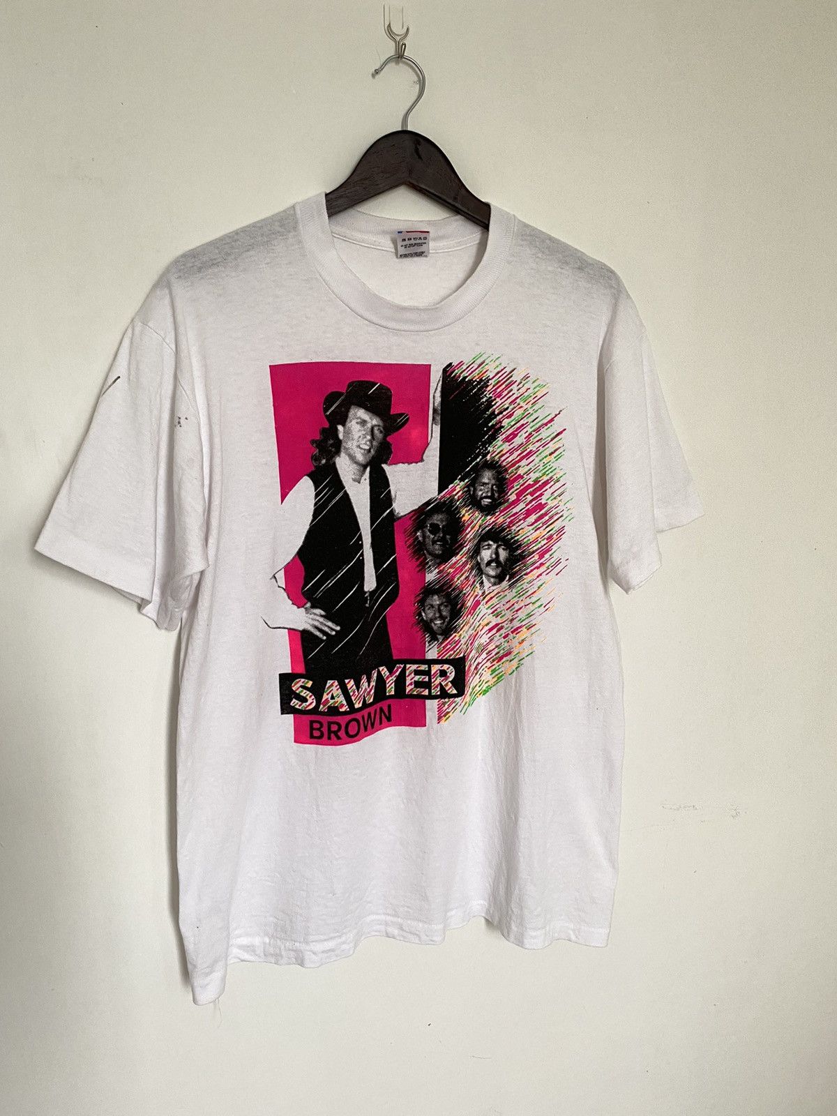 Band Tees × Vintage VINTAGE 1990 Sawyer Brown Band Signature Size US M / EU 48-50 / 2 - 1 Thumbnail