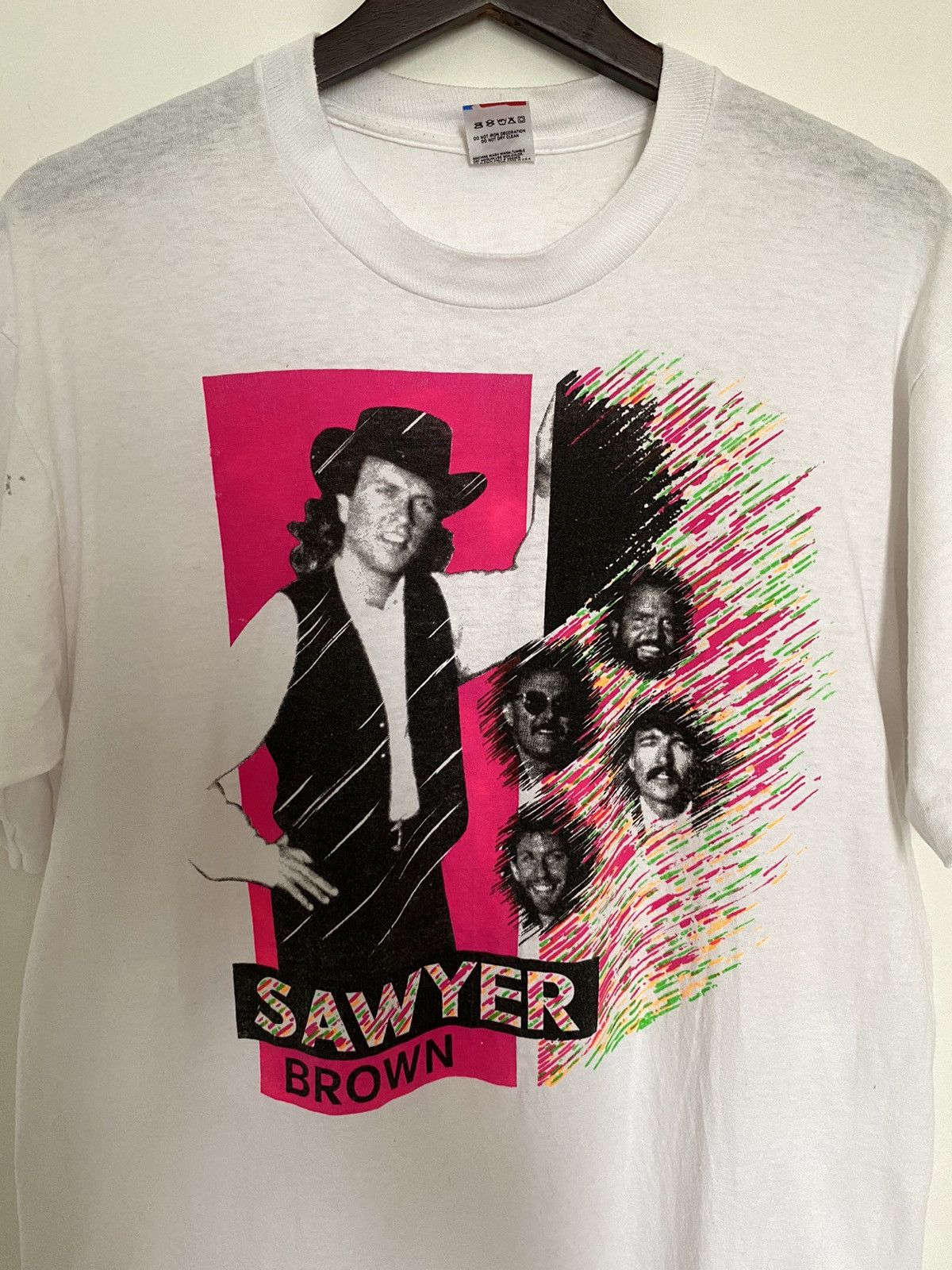 Band Tees × Vintage VINTAGE 1990 Sawyer Brown Band Signature Size US M / EU 48-50 / 2 - 2 Thumbnail