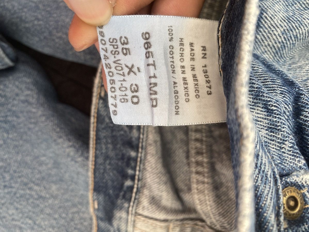 Vintage × Wrangler OFFER🔥Vintage Distressed Denim Wrangler Faded Blue Jeans Size US 34 / EU 50 - 7 Thumbnail