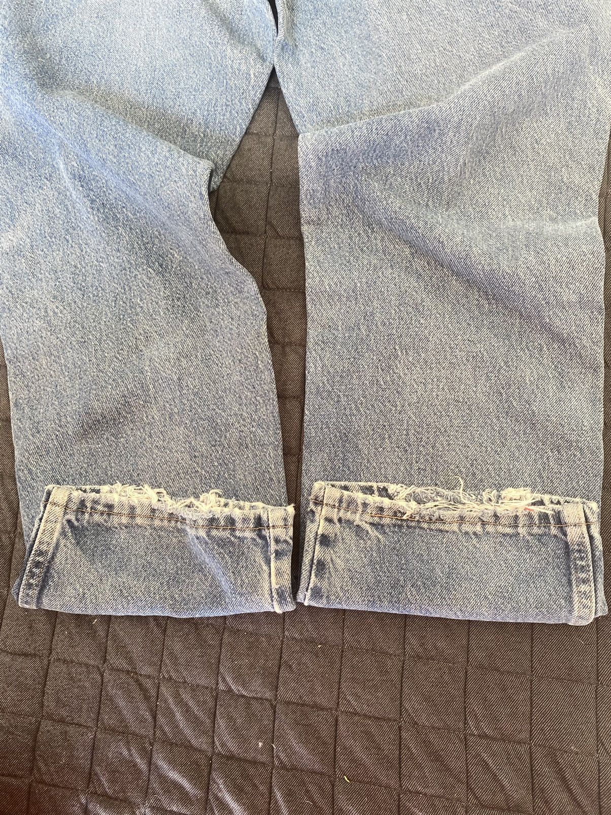 Vintage × Wrangler OFFER🔥Vintage Distressed Denim Wrangler Faded Blue Jeans Size US 34 / EU 50 - 5 Thumbnail