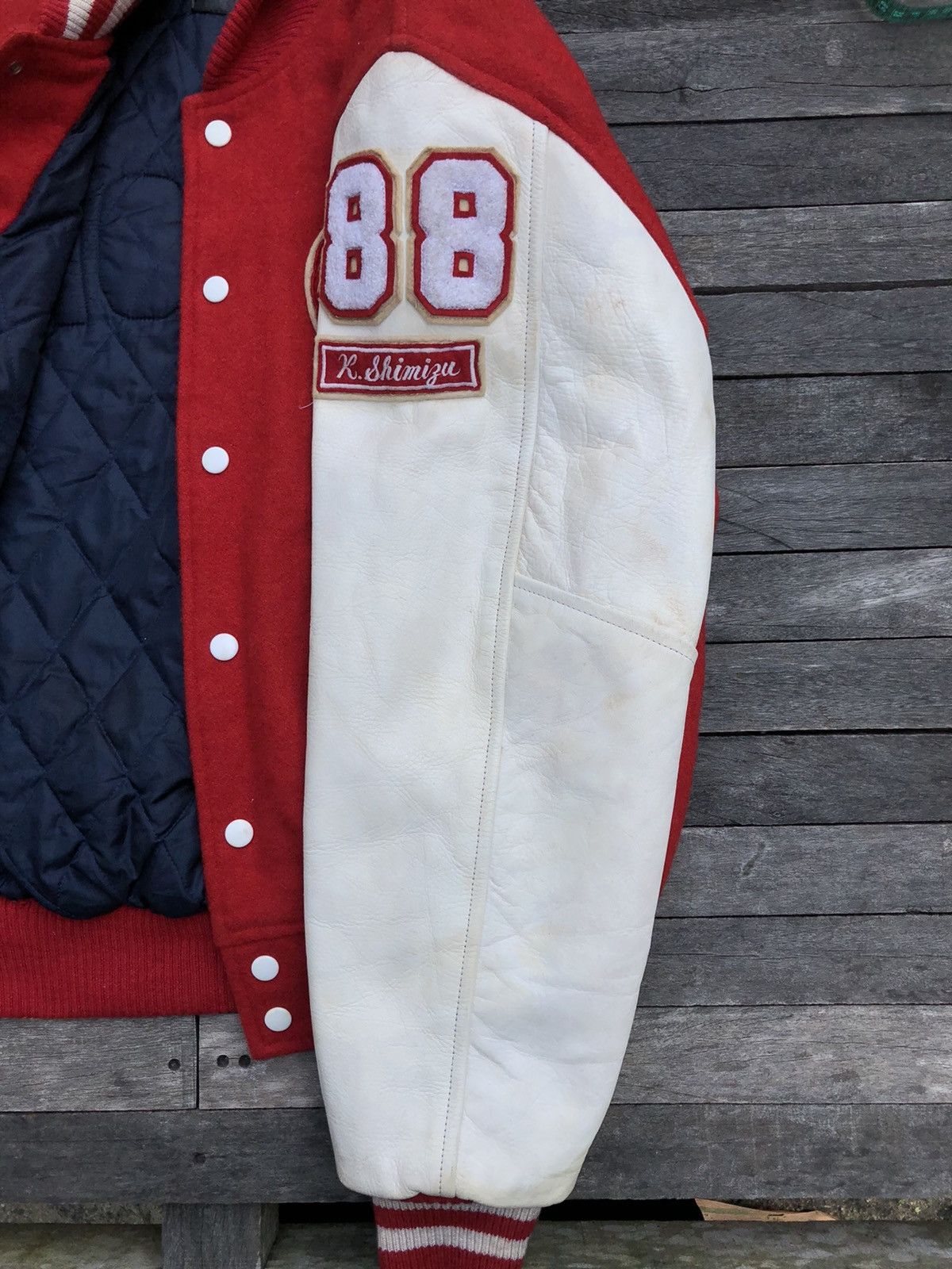 Other Crazy vintage 1988 japanese varsity jacket letterman🔥 Size US L / EU 52-54 / 3 - 6 Thumbnail