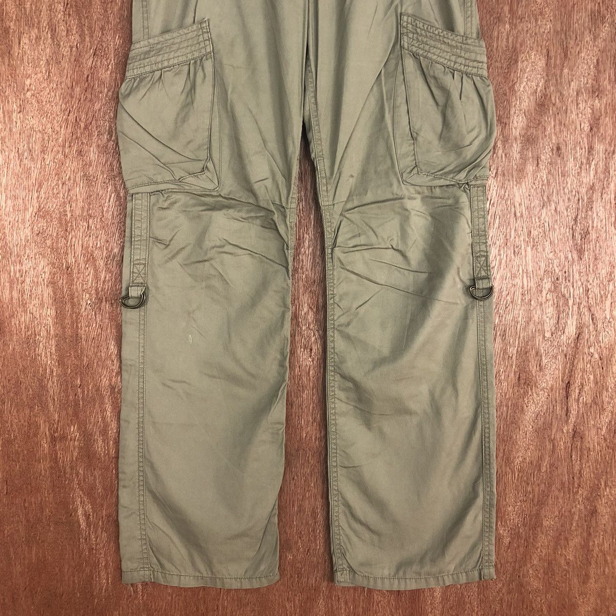 Japanese Brand DL Shuca Brown Multipocket utility Cargo Pants #2331 Size US 30 / EU 46 - 3 Thumbnail