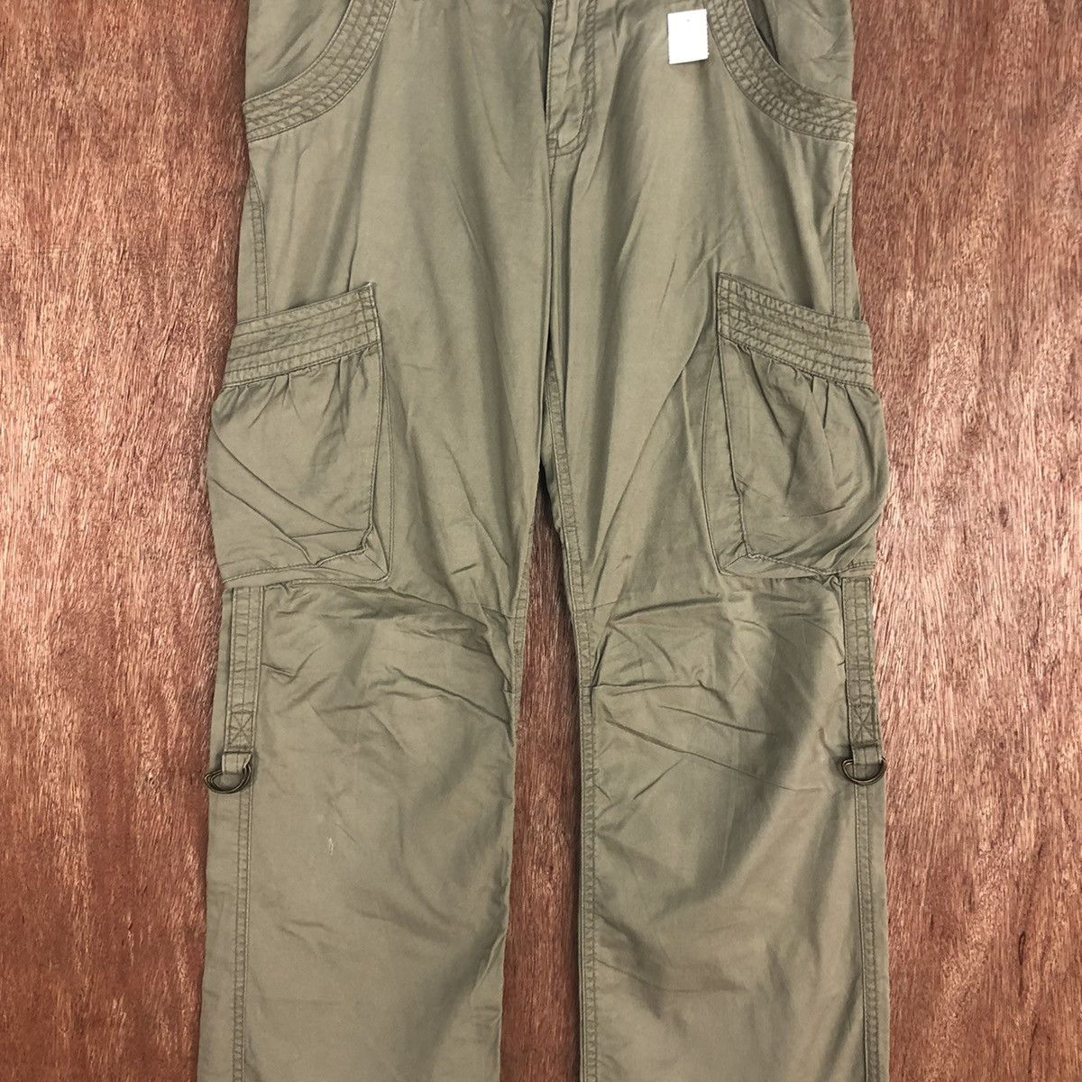 Japanese Brand DL Shuca Brown Multipocket utility Cargo Pants #2331 Size US 30 / EU 46 - 4 Thumbnail