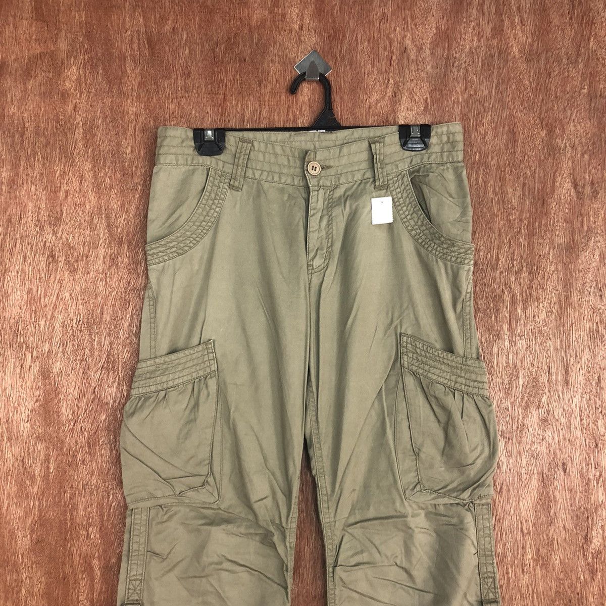 Japanese Brand DL Shuca Brown Multipocket utility Cargo Pants #2331 Size US 30 / EU 46 - 2 Thumbnail
