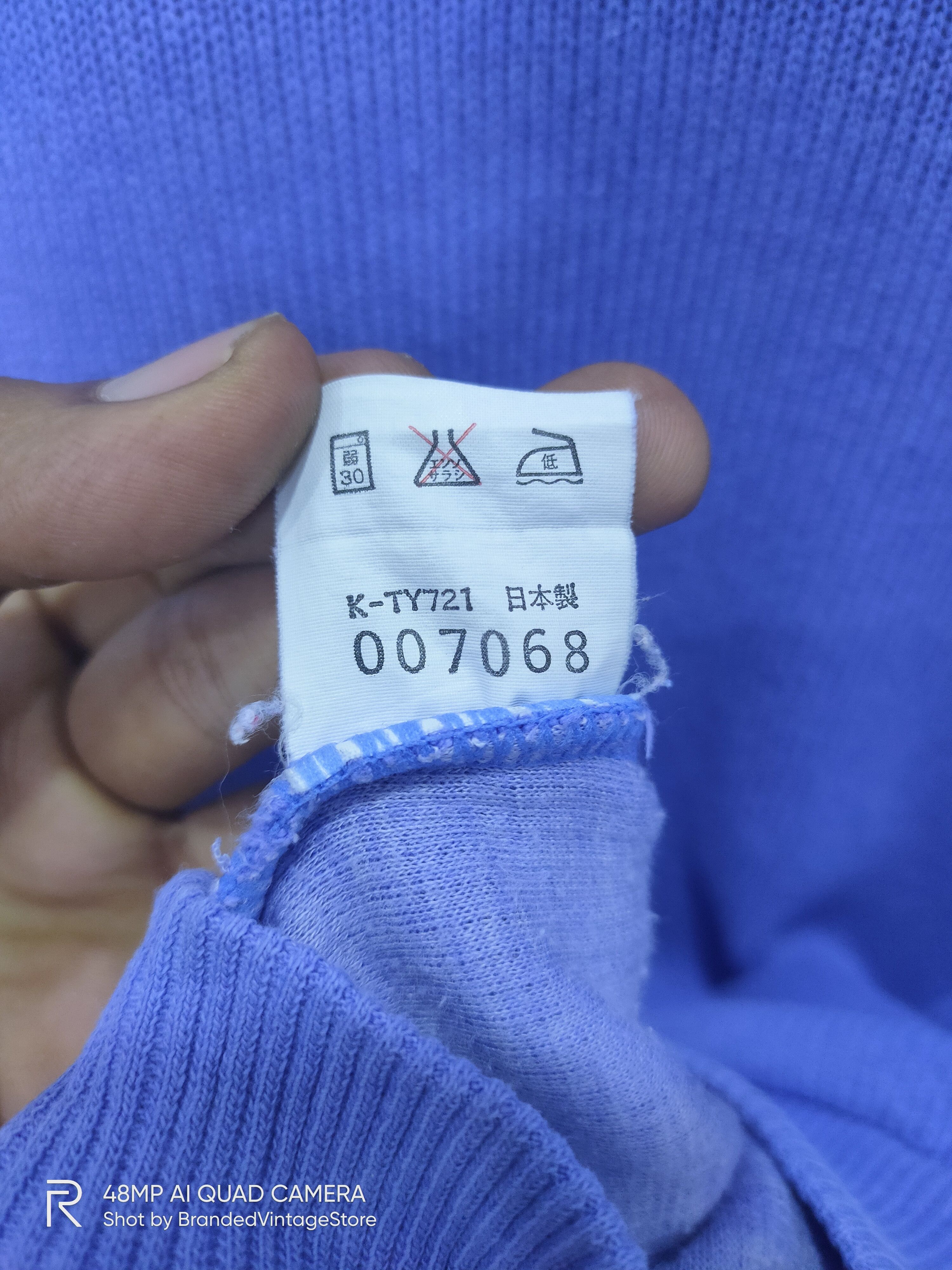 Japanese Brand × The North Face × Vintage Vintag THE NORTH FACE Mountain Crewneck Blue Ski Sweatshirt Size US L / EU 52-54 / 3 - 9 Thumbnail