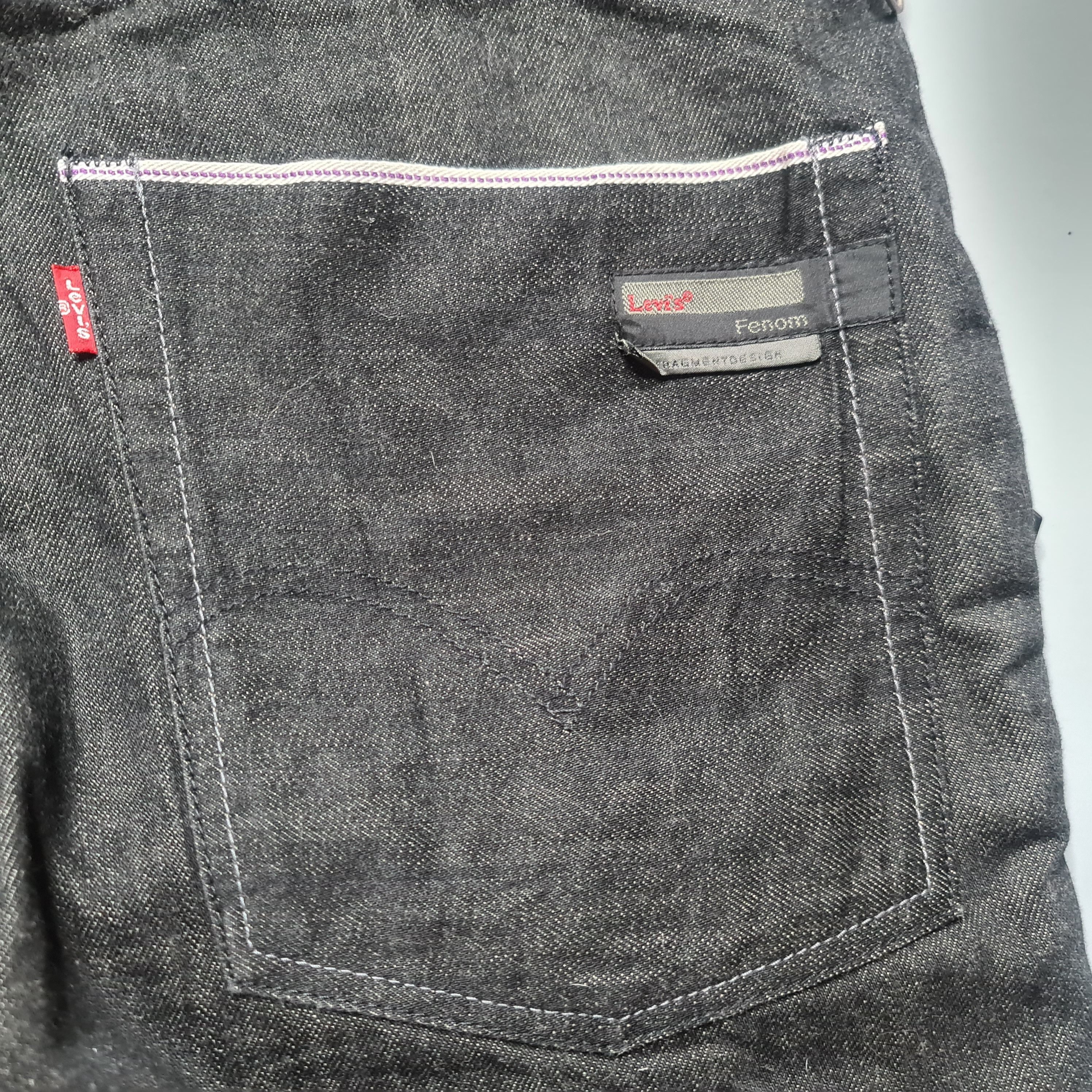 Fragment Design × Levi's Levi's Fenom - Black Disco Decoration Selvedge Jeans Size US 34 / EU 50 - 7 Thumbnail