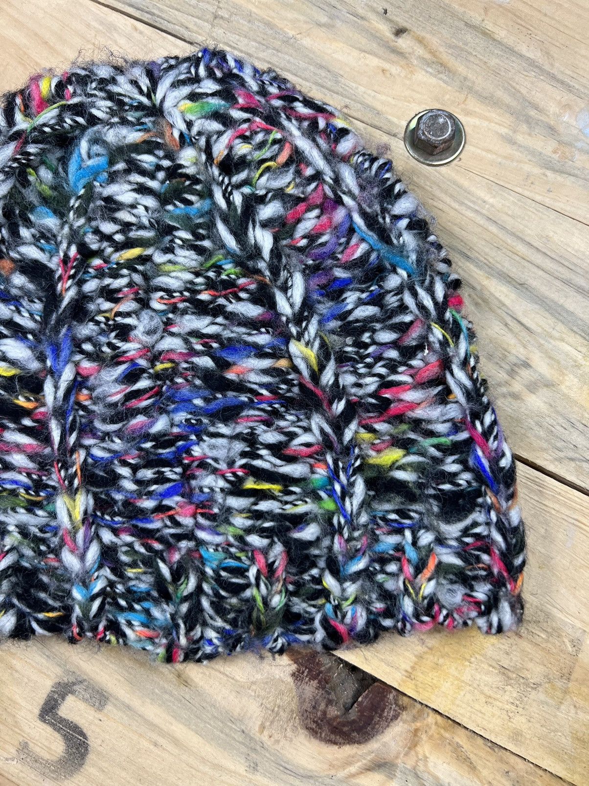 Vintage Y2K VINTAGE BEANIE HAT SIZE 55-57 CM Size ONE SIZE - 3 Thumbnail