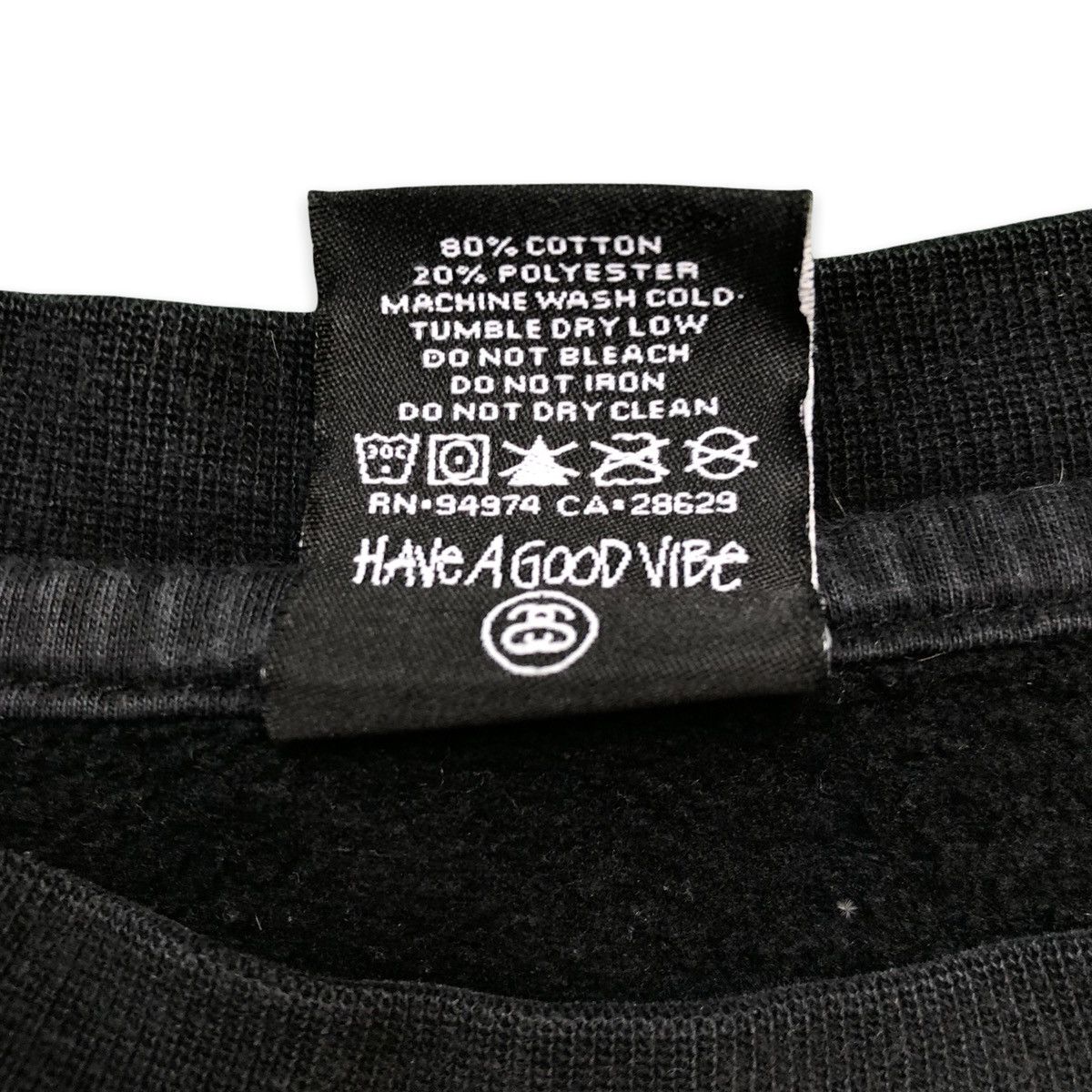 Stussy Vintage Stussy Split Logo Sweatshirt USA Streetwear Y2K Crew Size US L / EU 52-54 / 3 - 7 Thumbnail