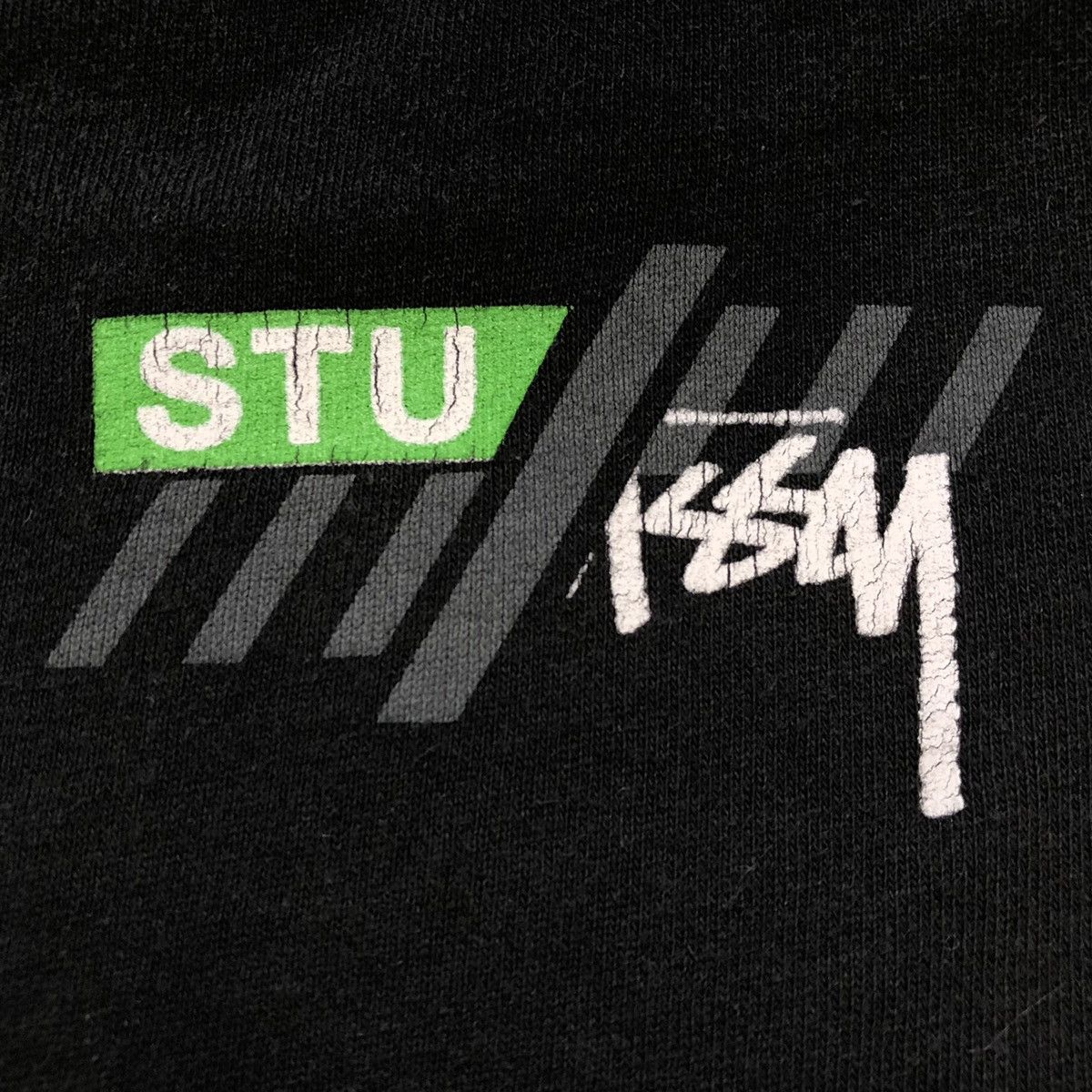 Stussy Vintage Stussy Split Logo Sweatshirt USA Streetwear Y2K Crew Size US L / EU 52-54 / 3 - 5 Thumbnail