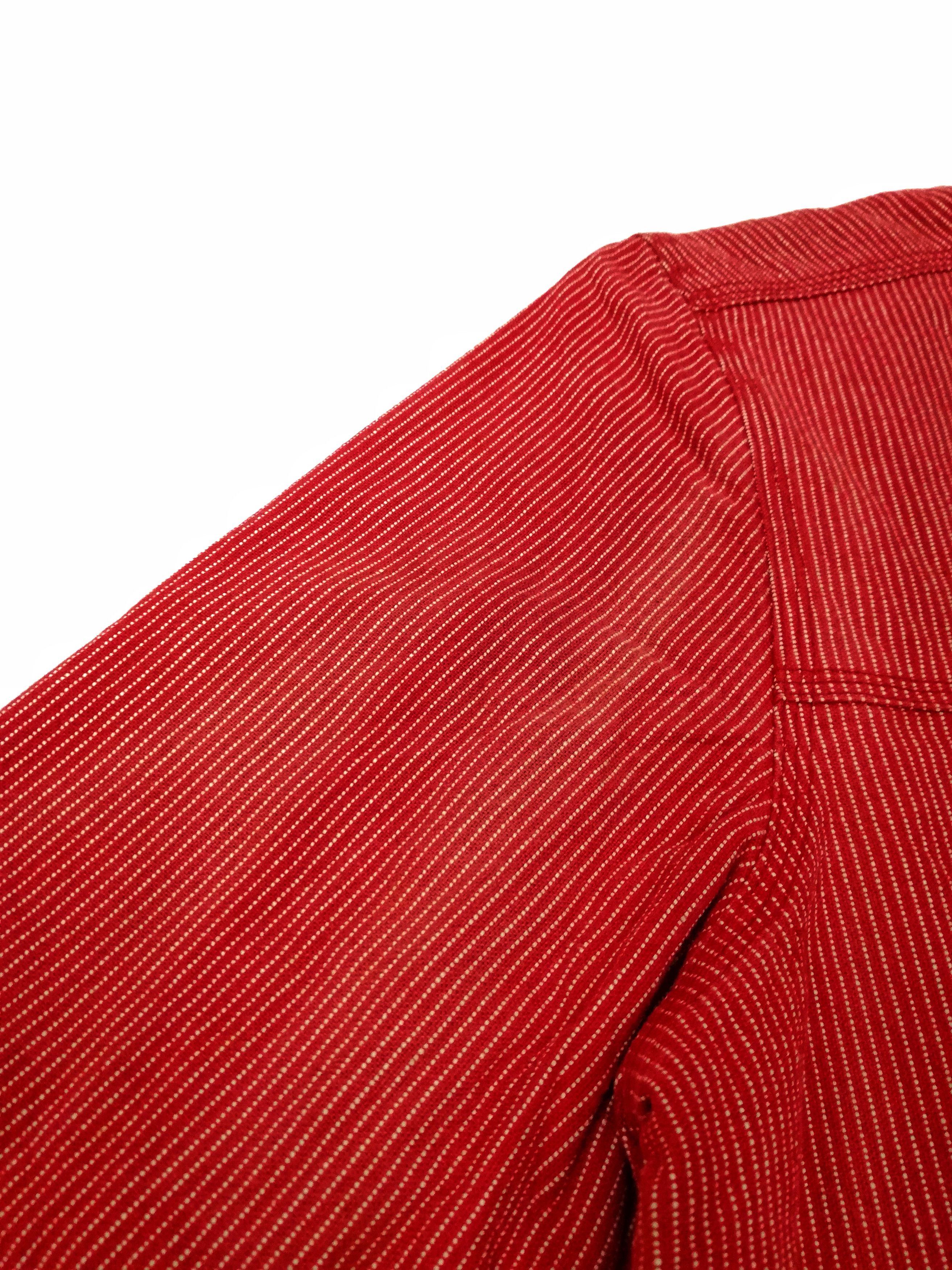 Designer × Japanese Brand 🔥RIGHT ON WHITE/RED HIKORY SASAKI CHORE JAPANESE JACKET🔥 Size US S / EU 44-46 / 1 - 5 Thumbnail