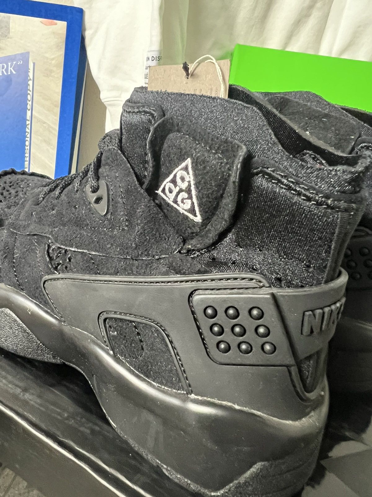 Comme des Garcons × Nike Comme des Garcons x Air Mowabb Black Size US 7 / EU 40 - 3 Thumbnail