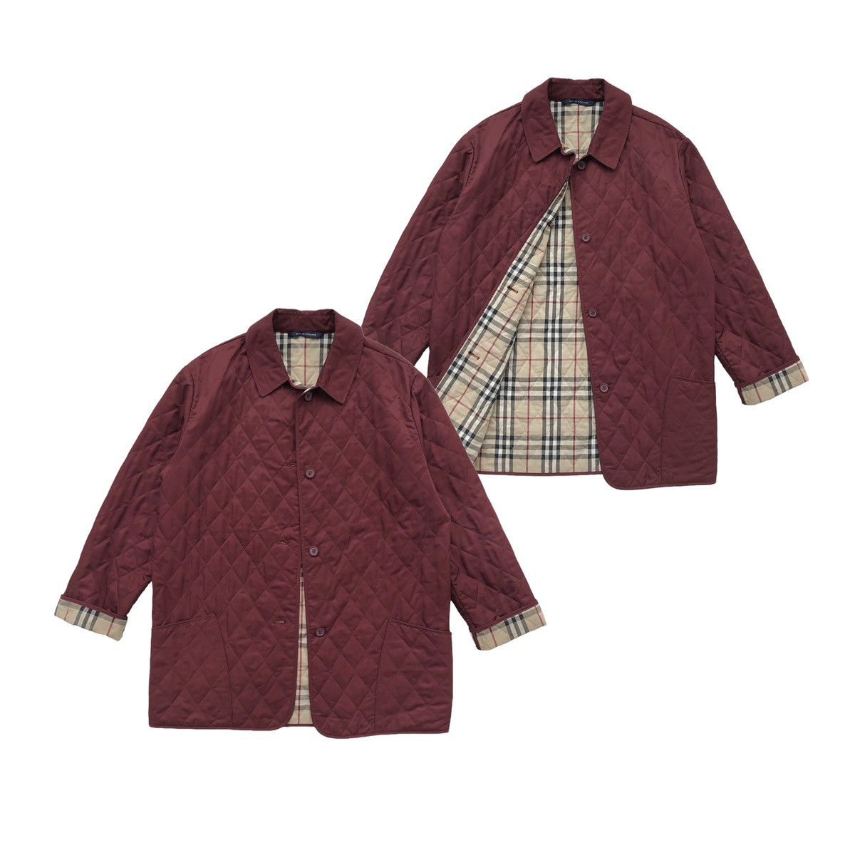 Burberry London Quilted Jacket NovaCheck Burberry Quilted