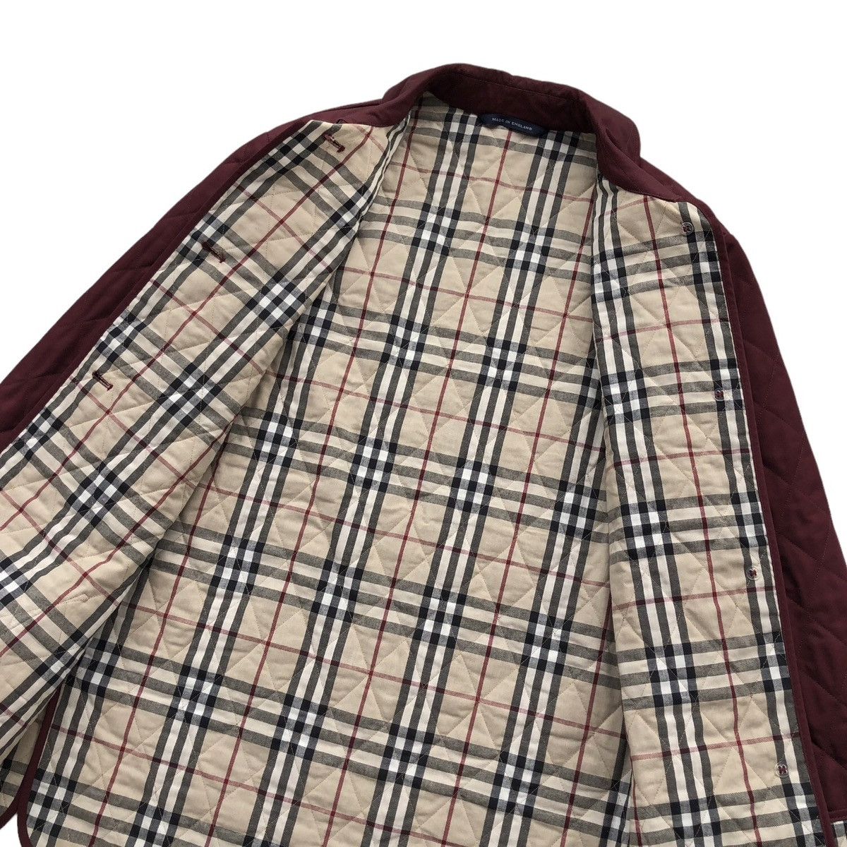 Burberry Burberry London Lined Novacheck Quilted Jacket Size US L / EU 52-54 / 3 - 13 Thumbnail