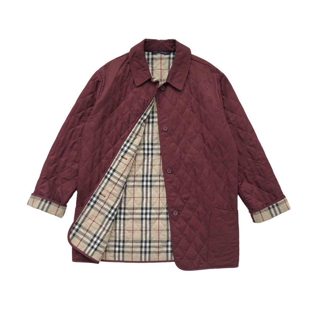 Burberry Burberry London Lined Novacheck Quilted Jacket Size US L / EU 52-54 / 3 - 3 Thumbnail