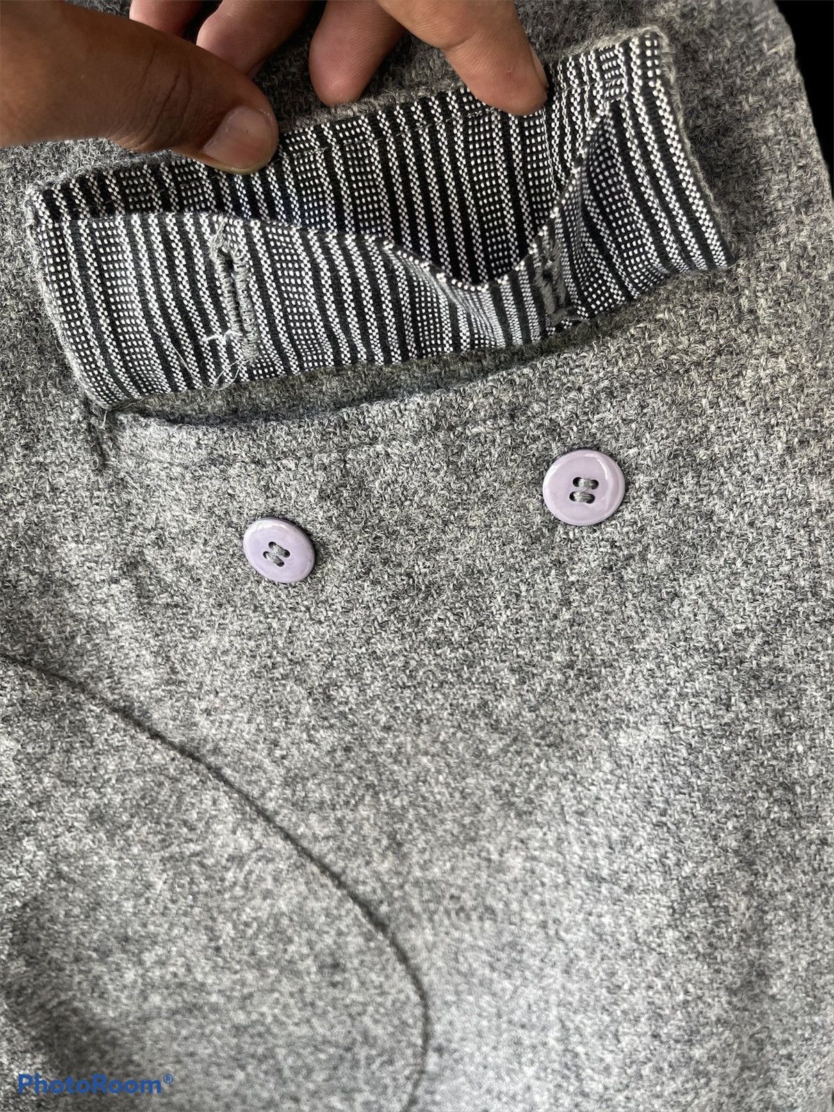 Harris Tweed HARRIS TWEED GREY SIZE 32 CASUAL PANTS WOOL Size US 32 / EU 48 - 5 Thumbnail
