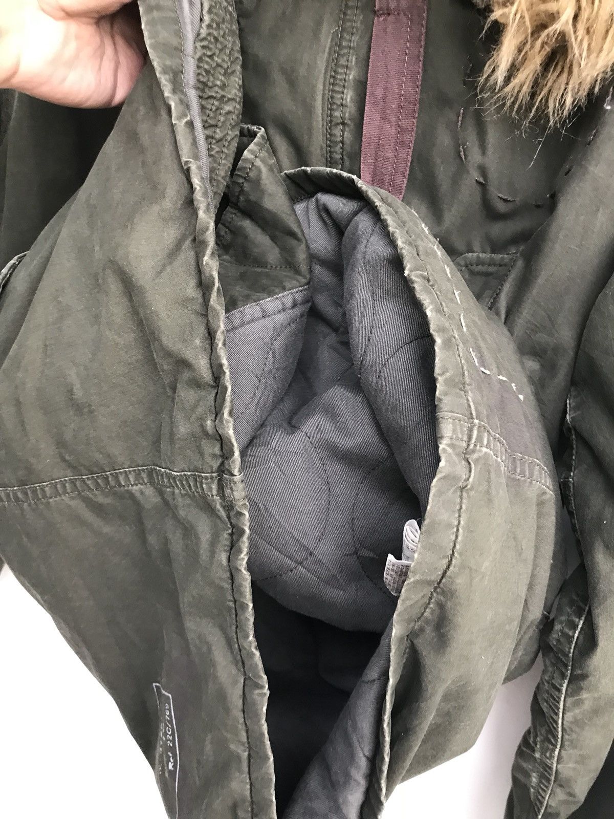 Japanese Brand × Johnbull John Bull Parkas Quilted Fur Hoodie Long Jacket Size US S / EU 44-46 / 1 - 10 Thumbnail