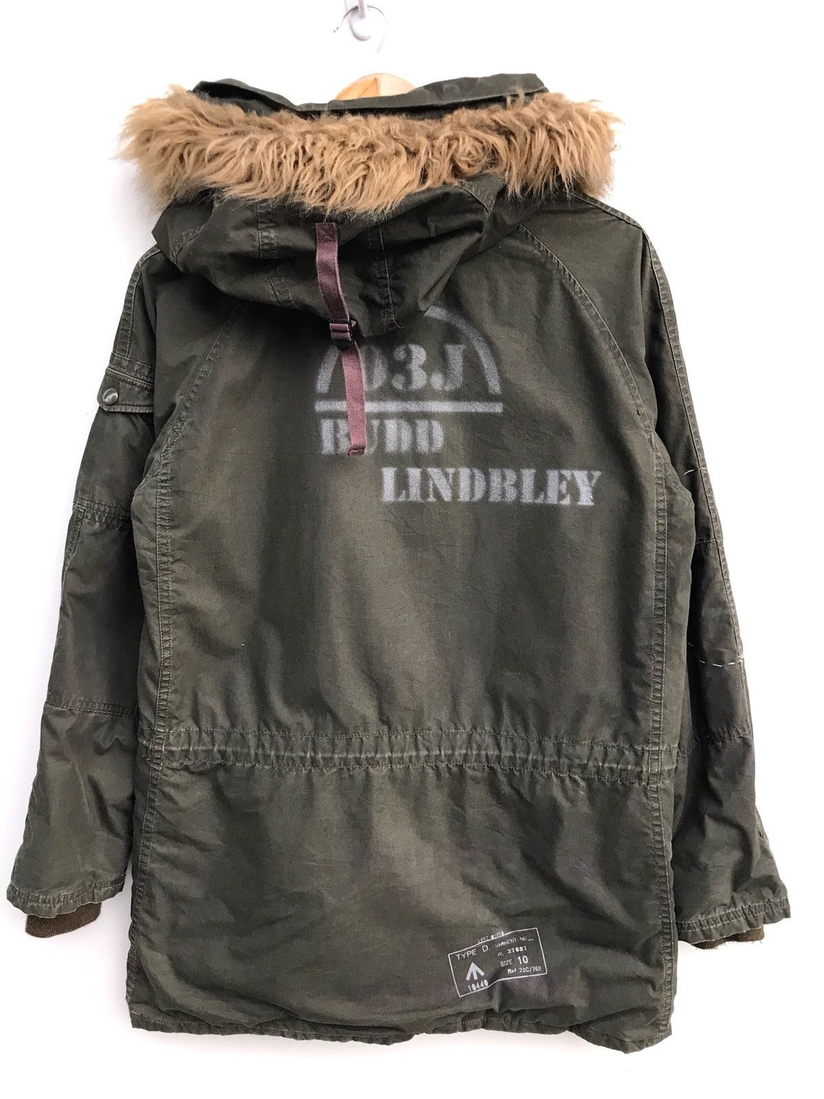 Japanese Brand × Johnbull John Bull Parkas Quilted Fur Hoodie Long Jacket Size US S / EU 44-46 / 1 - 2 Thumbnail