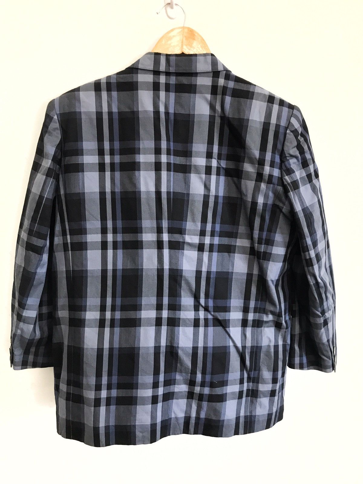 Burberry Burberry's Nova Check Plaid Made In Japan Blazer Coat Size 40R - 2 Thumbnail