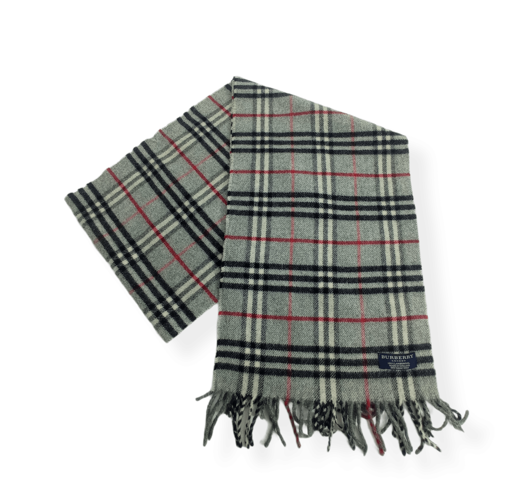 Burberry × Designer Burberry Lampswool Nova check Scarf Size ONE SIZE - 1 Thumbnail