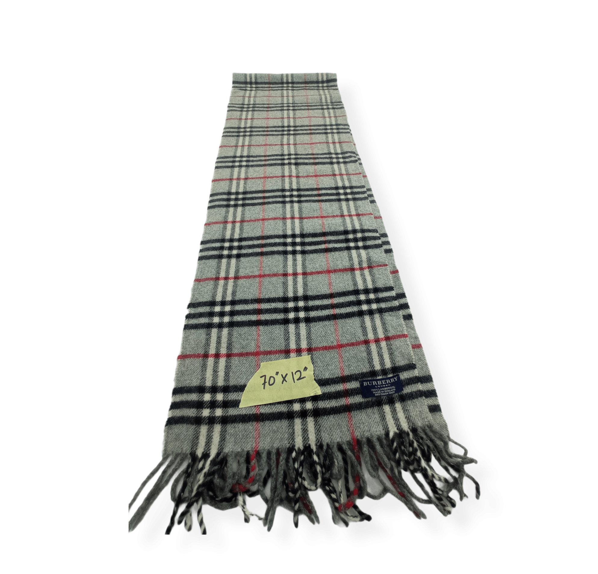 Burberry × Designer Burberry Lampswool Nova check Scarf Size ONE SIZE - 2 Thumbnail