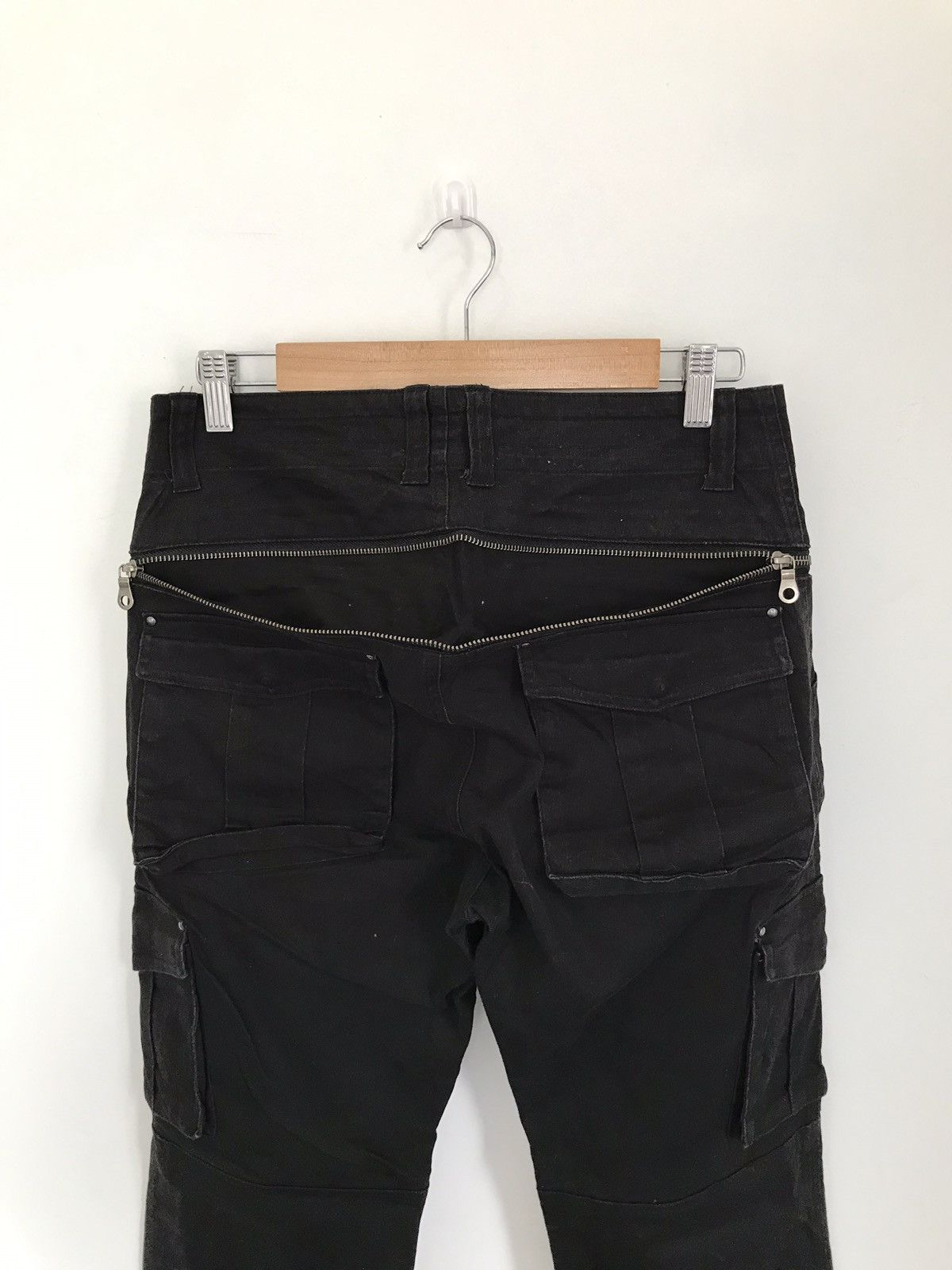 Boycott Vintage Japanese Brand Boycott Black Cargo Pants Size US 29 - 9 Thumbnail