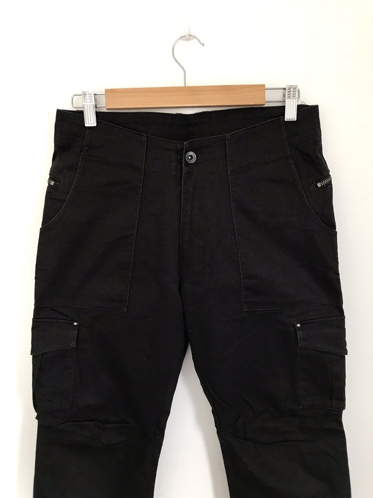 Boycott Vintage Japanese Brand Boycott Black Cargo Pants Size US 29 - 2 Thumbnail