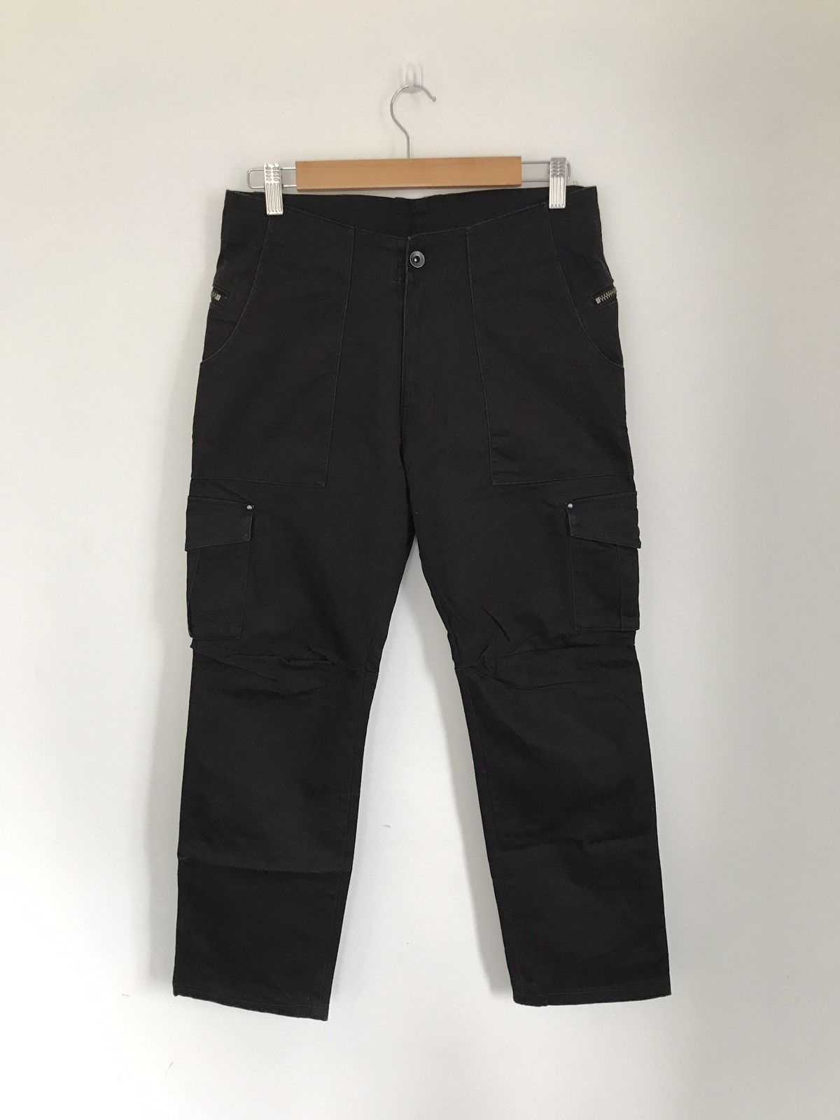 Boycott Vintage Japanese Brand Boycott Black Cargo Pants Size US 29 - 3 Thumbnail