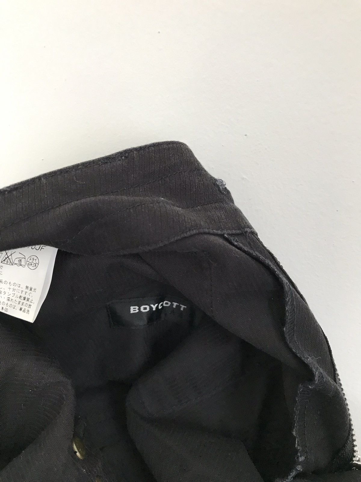 Boycott Vintage Japanese Brand Boycott Black Cargo Pants Size US 29 - 10 Thumbnail