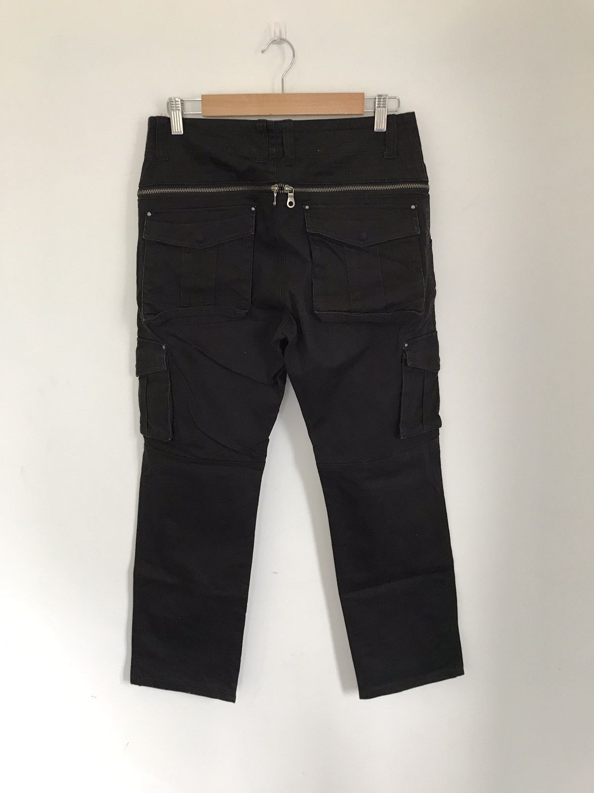 Boycott Vintage Japanese Brand Boycott Black Cargo Pants Size US 29 - 1 Thumbnail