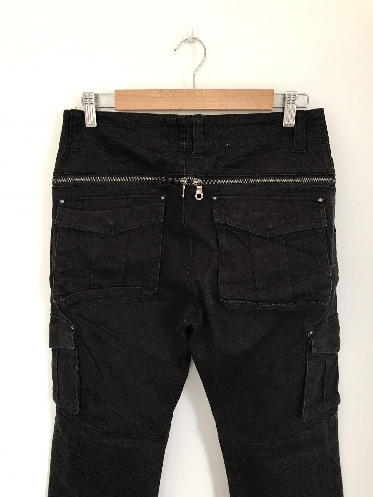Boycott Vintage Japanese Brand Boycott Black Cargo Pants Size US 29 - 4 Thumbnail