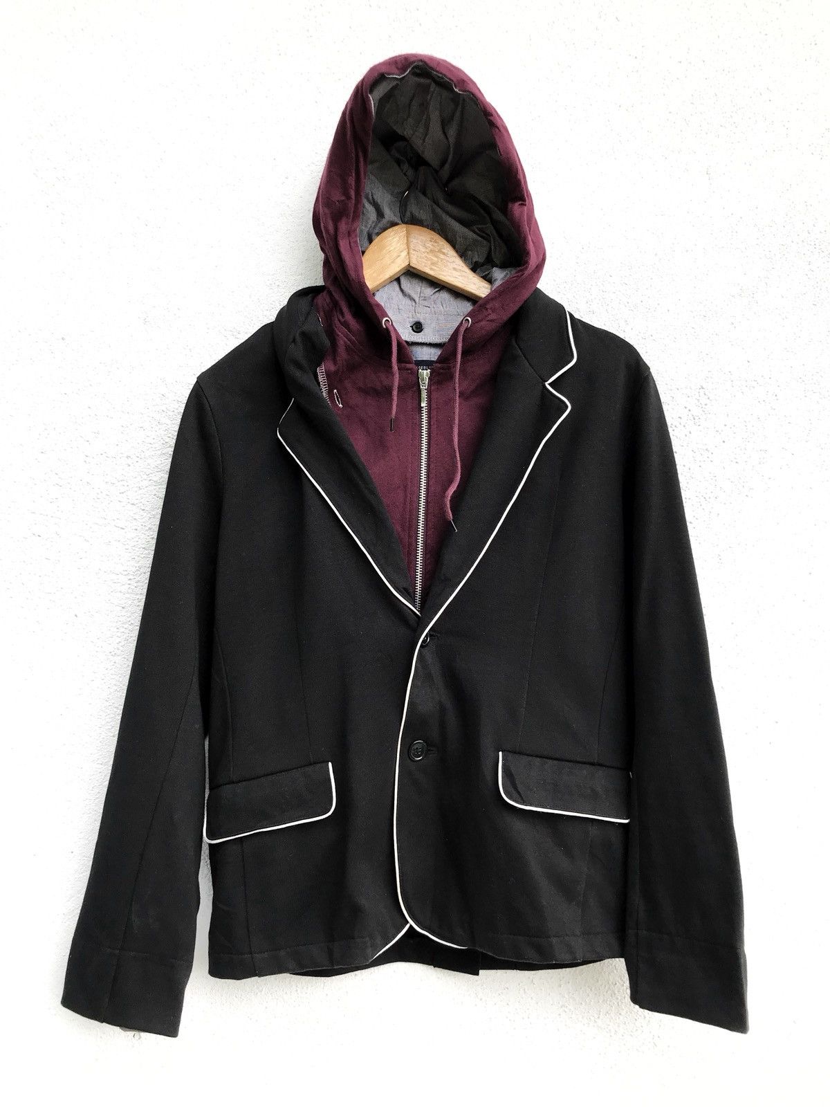 Japanese Brand × RAGEBLUE Japanese Brand G Rageblue Two Layer Hoodie Jacket Size US L / EU 52-54 / 3 - 1 Thumbnail