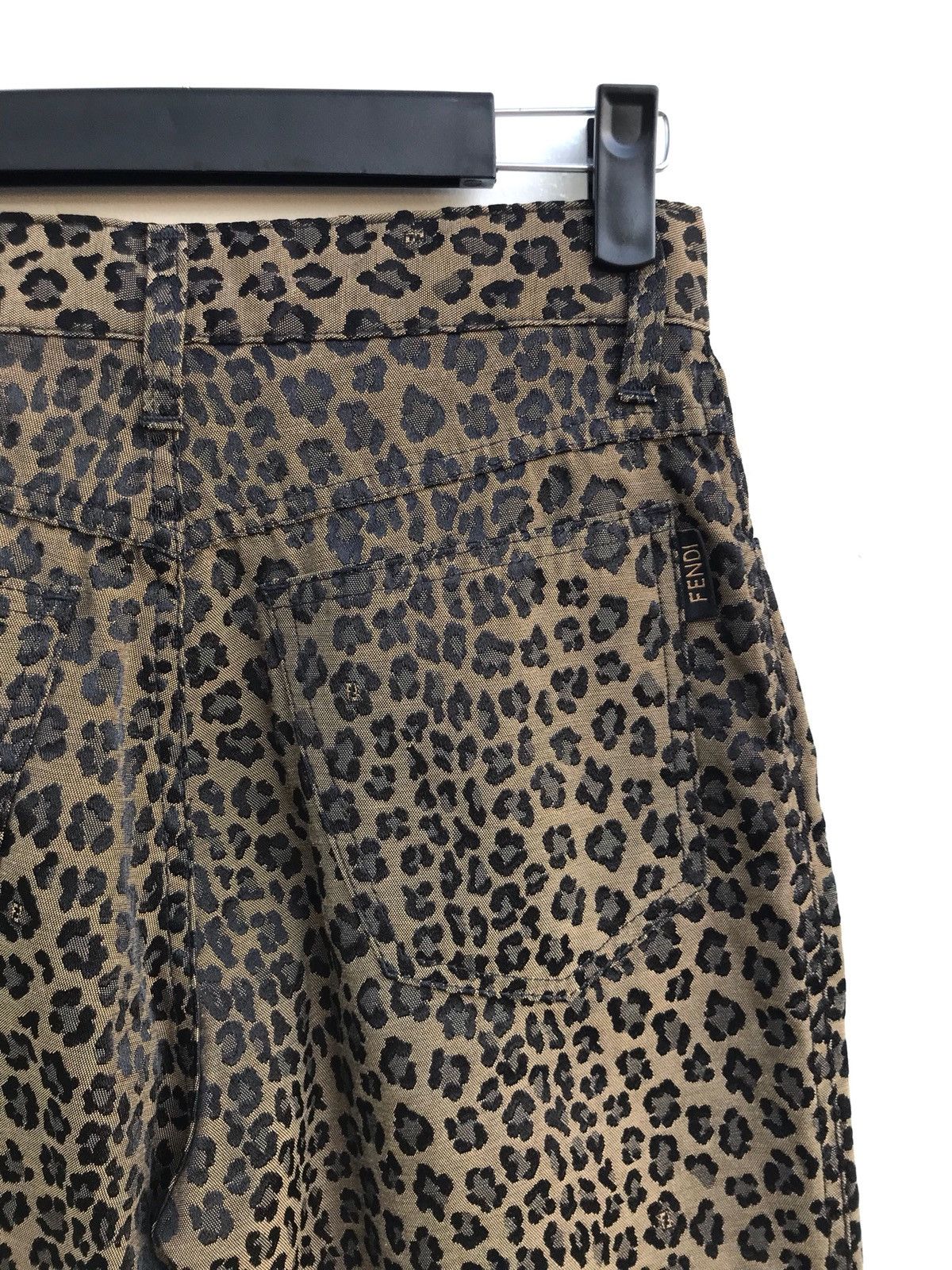 Fendi Authentic Fendi Leopard Print Trousers Pants Size US 26 / EU 42 - 5 Thumbnail