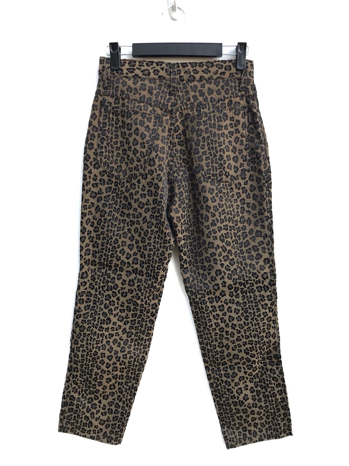 Fendi Authentic Fendi Leopard Print Trousers Pants Size US 26 / EU 42 - 3 Thumbnail