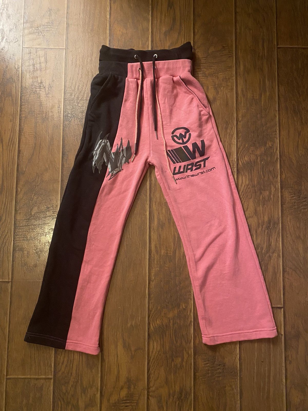 Thrifted Nightclub x The Wrst Double Waisted Sweatpants | Grailed