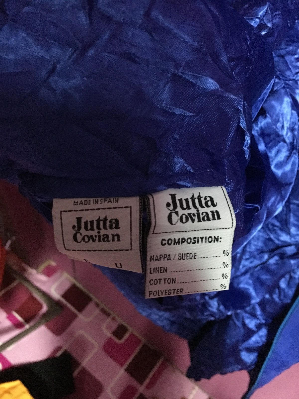 Japanese Brand JUTTA CAVIAN BLUE SIZE XL JACKET MADE IN SPAIN Size US XL / EU 56 / 4 - 7 Thumbnail