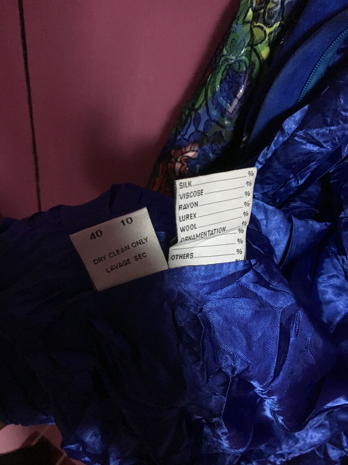 Japanese Brand JUTTA CAVIAN BLUE SIZE XL JACKET MADE IN SPAIN Size US XL / EU 56 / 4 - 8 Thumbnail
