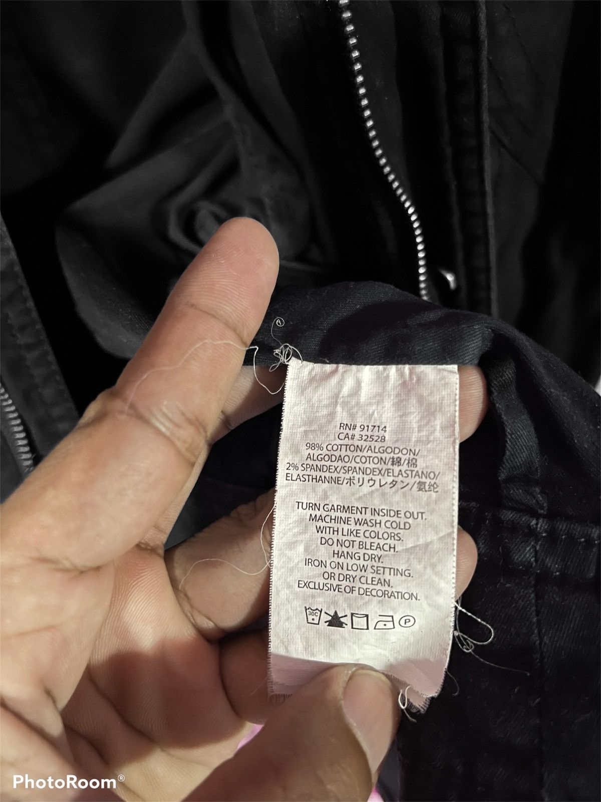 ARMANI EXCHANGE BLACK SIZE M JACKET