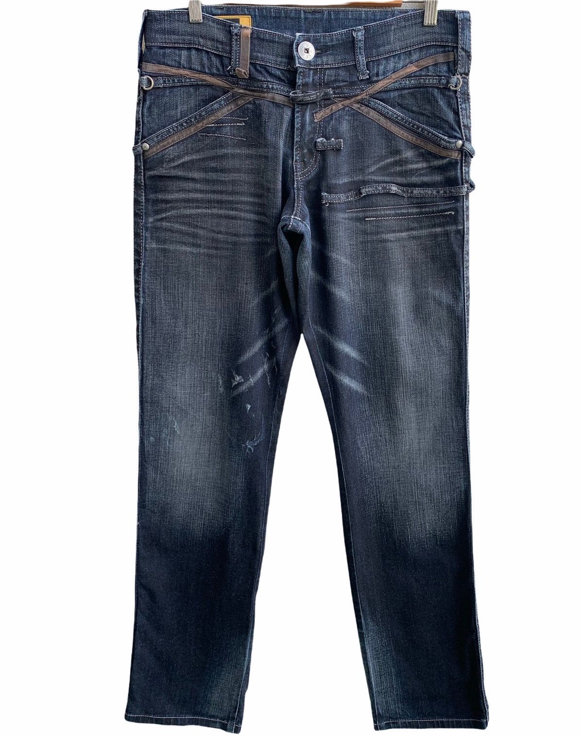 Japanese Brand × Marithe + Francois Girbaud Distressed Denim Marithe Francois Girbaud Denim Pants Size US 32 / EU 48 - 3 Thumbnail