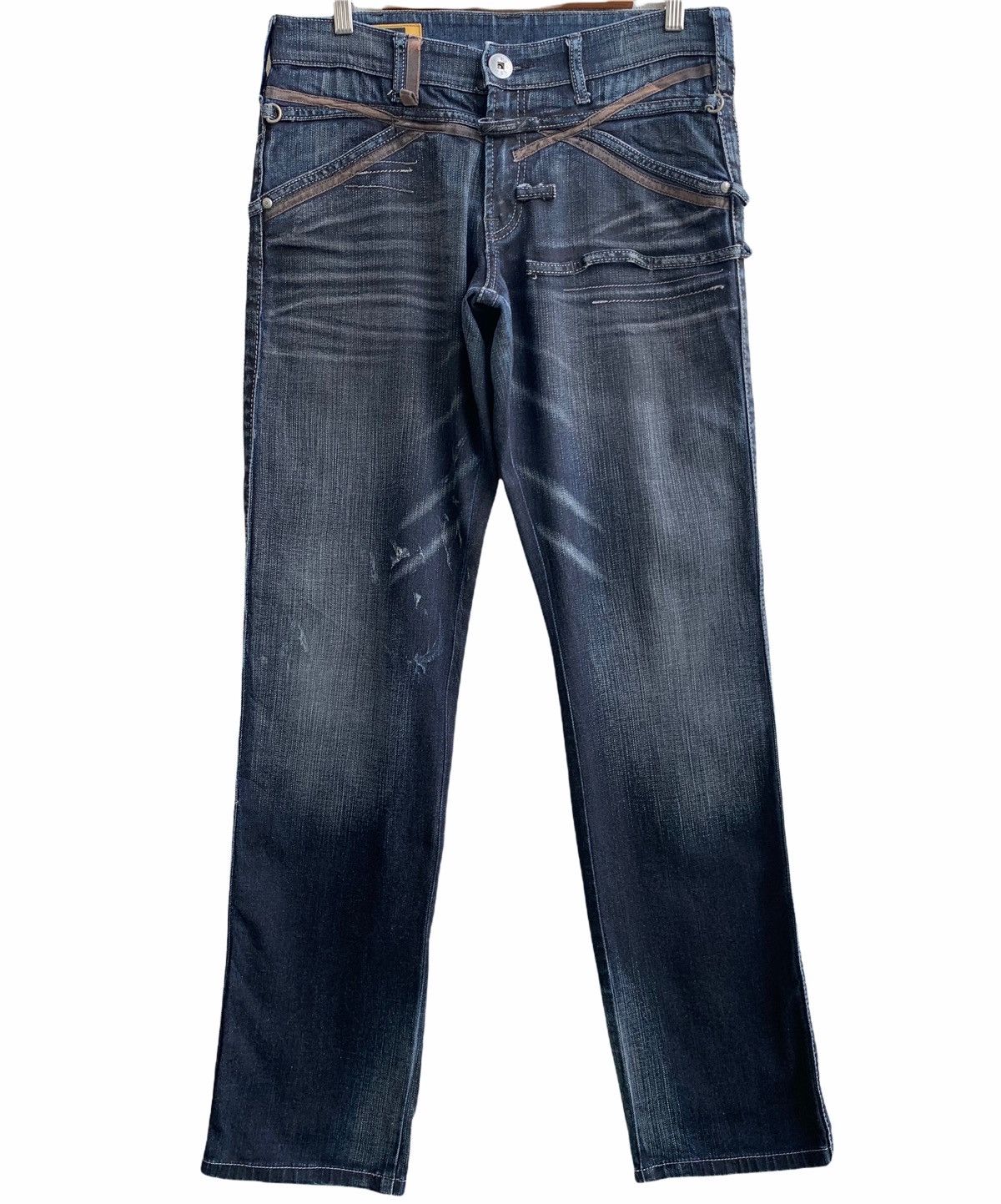 Japanese Brand × Marithe + Francois Girbaud Distressed Denim Marithe Francois Girbaud Denim Pants Size US 32 / EU 48 - 1 Thumbnail