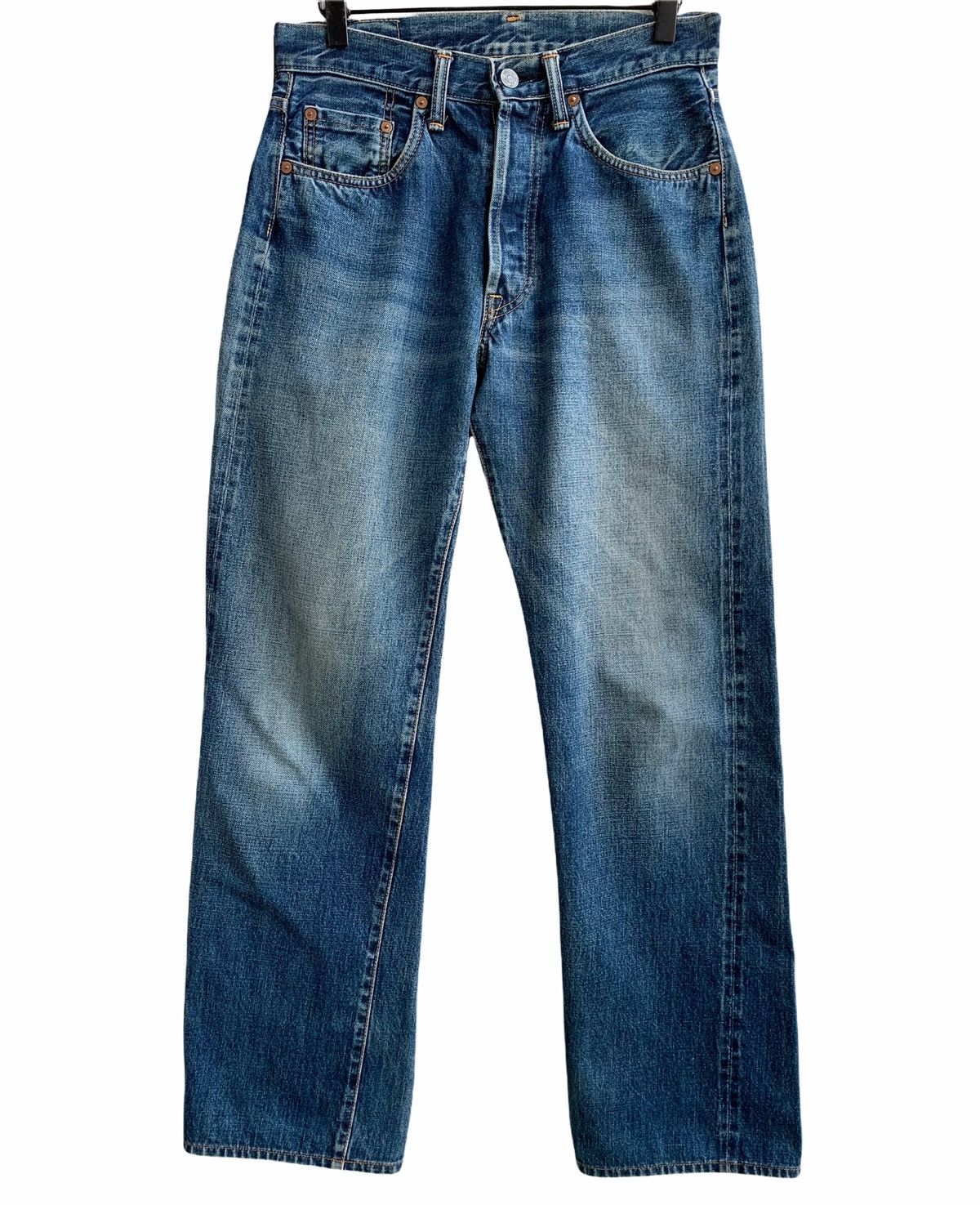Japanese Brand Vintage Japanese Sewing Chop Selvedge Jeans Size US 29 - 1 Thumbnail