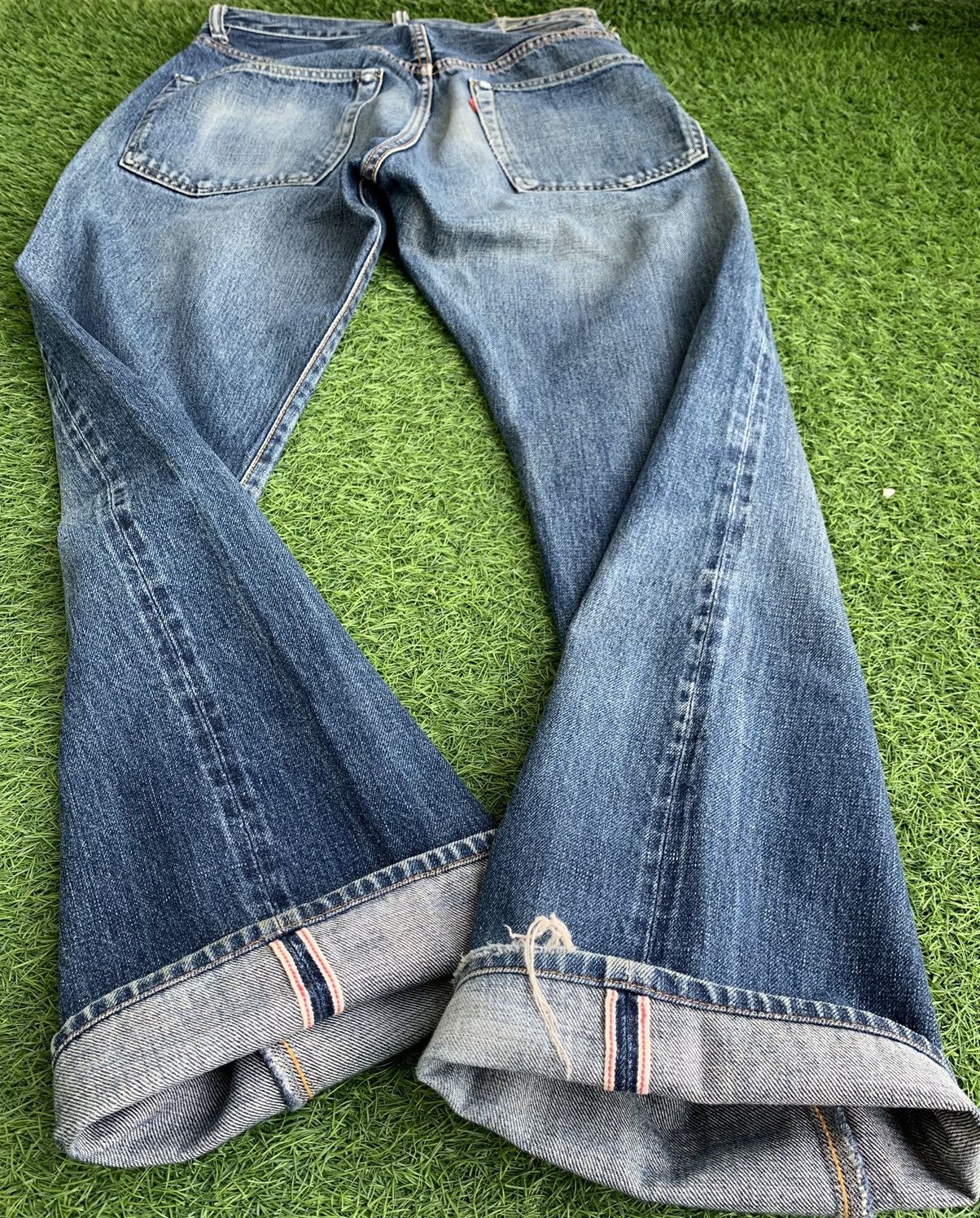 Japanese Brand Vintage Japanese Sewing Chop Selvedge Jeans Size US 29 - 12 Thumbnail