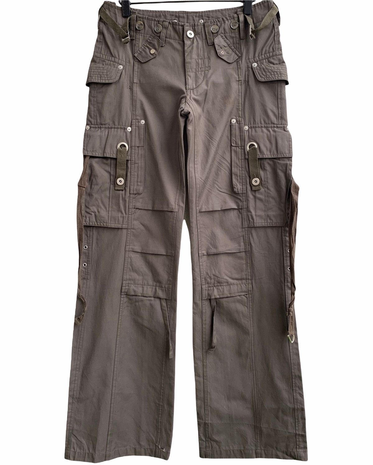 Japanese Brand Multiple Pocket Cargo Pants Japanese Brand Size US 29 - 1 Thumbnail